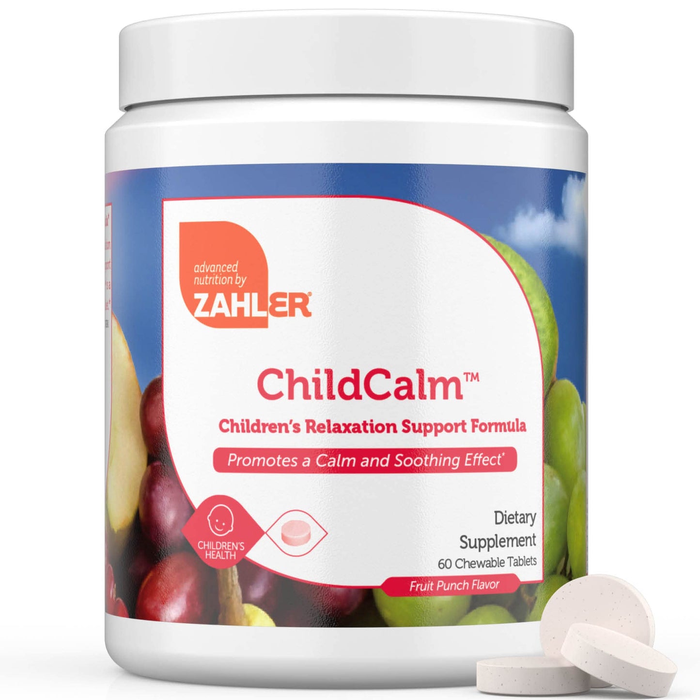 Zahler ChildCalm Magnesium for Kids Tablets 60 Count