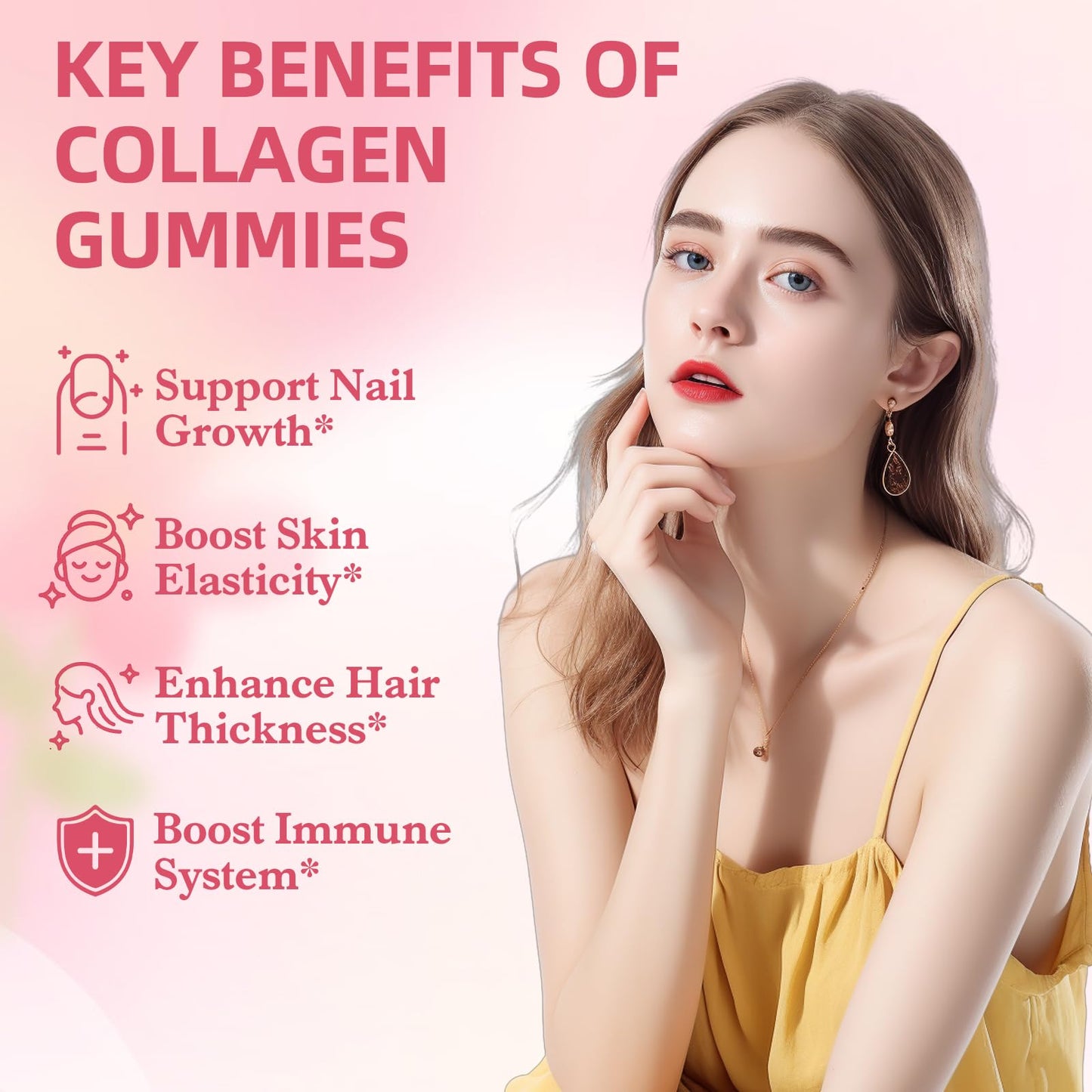 Babivek Collagen Gummies for Women & Men, Gummy, 60 Count