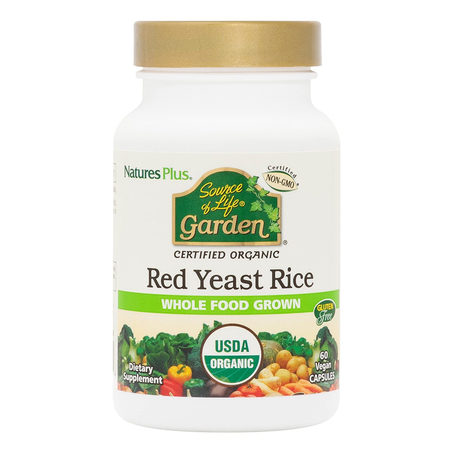 Nature's Plus Source of Life Garden Red Yeast Rice Capsules 60