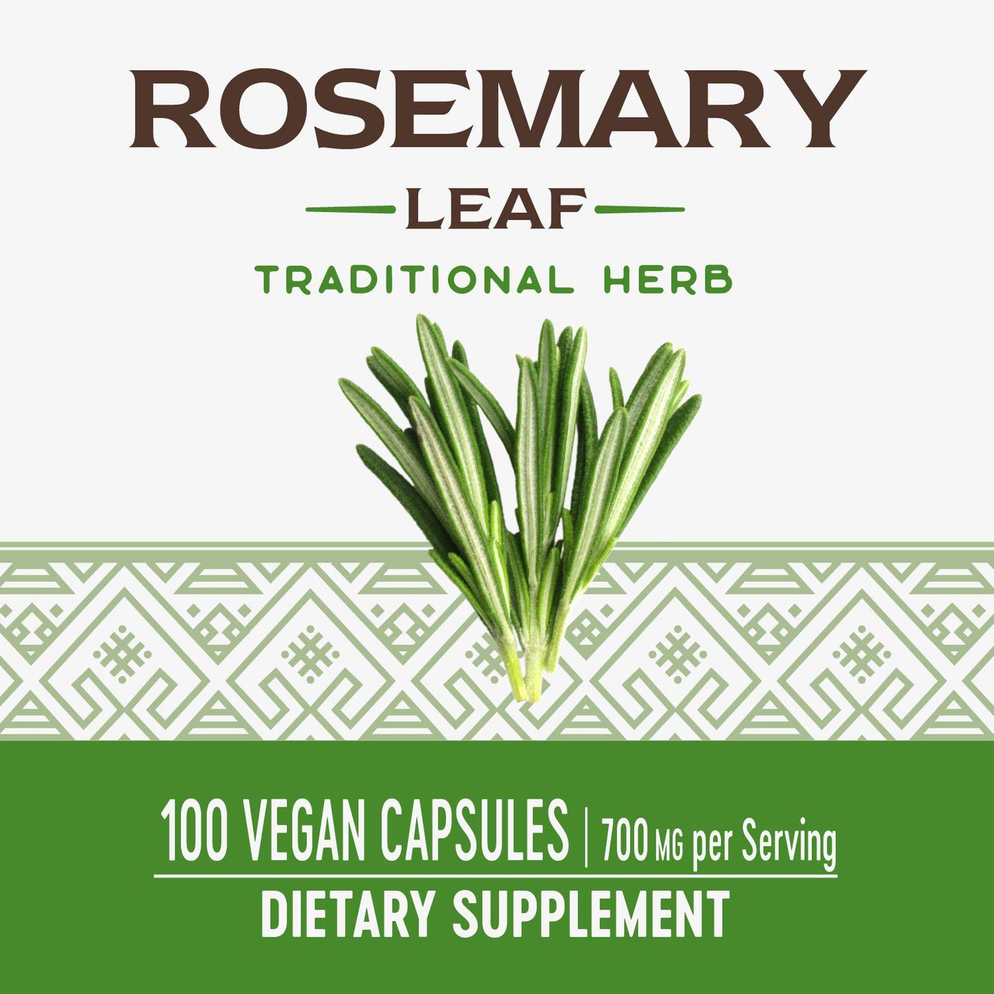 Nature's Way Premium Herbal Rosemary Leaf 350 mg Capsules 400 Count