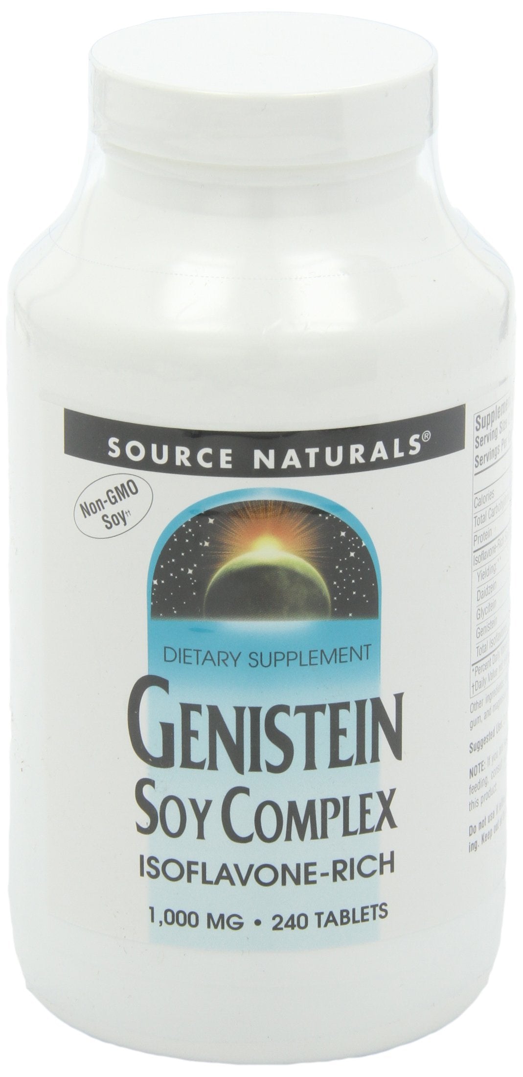Source Naturals Genistein Soy Complex 1000 mg Tablets, 240 Count