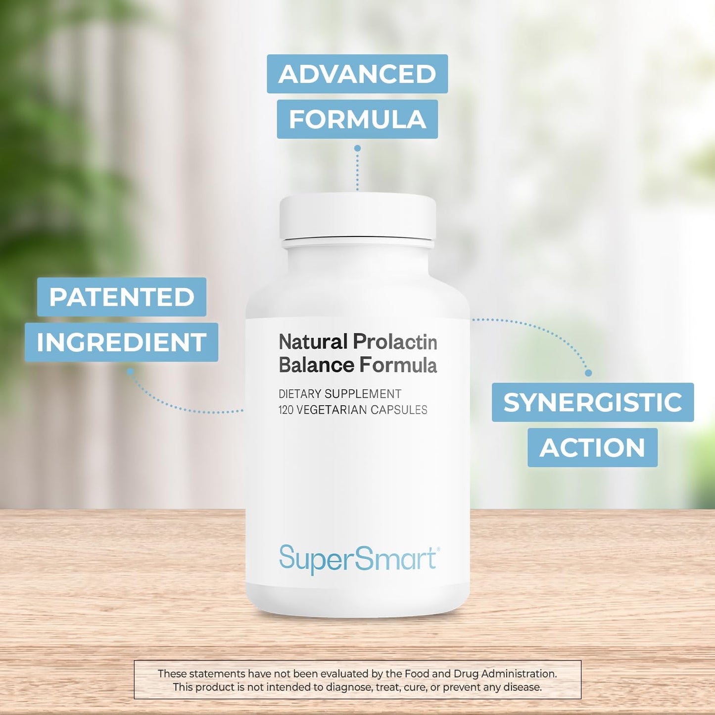 Supersmart Natural Anti Prolactin Supplement Capsules 120