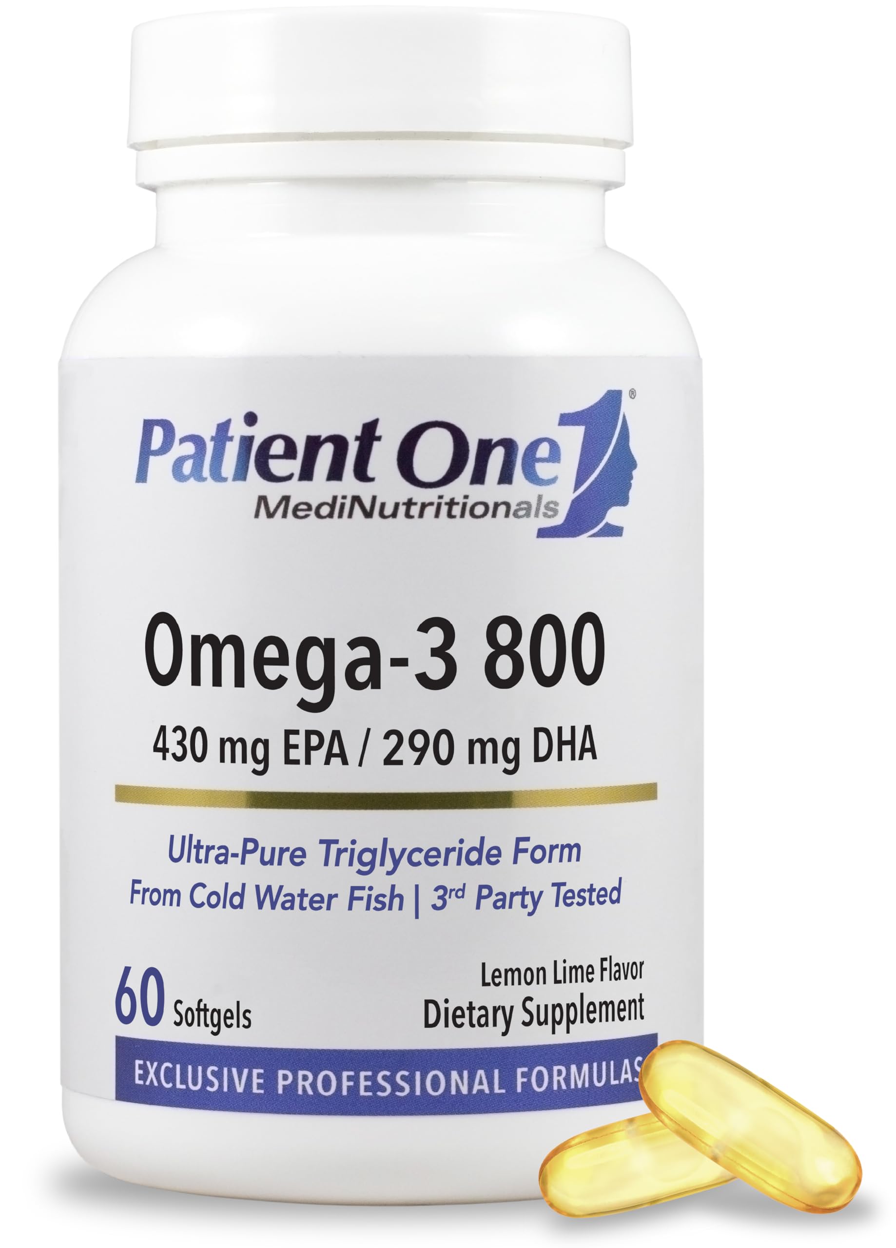 Patient One Omega-3 800 Softgel 60 Softgels
