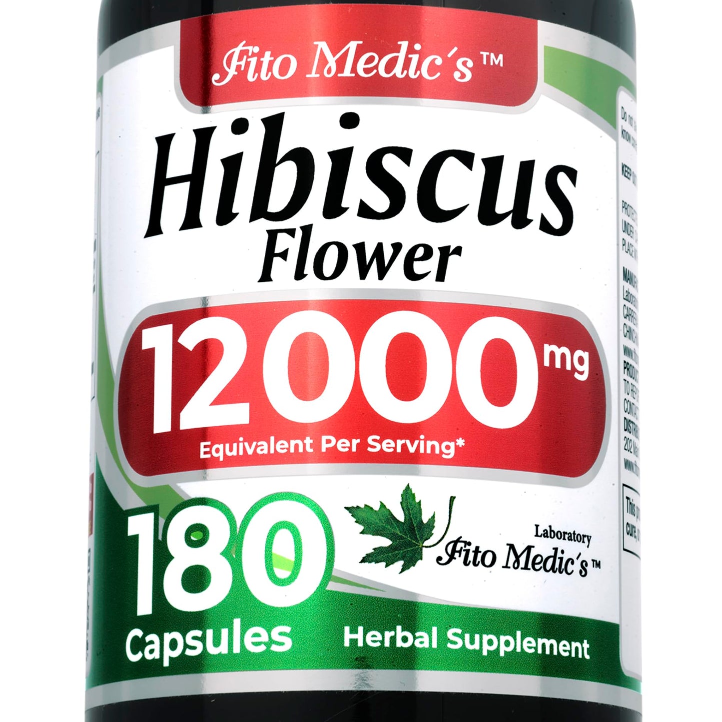 FITO MEDIC'S Hibiscus Flor de Jamaica 180 Capsules