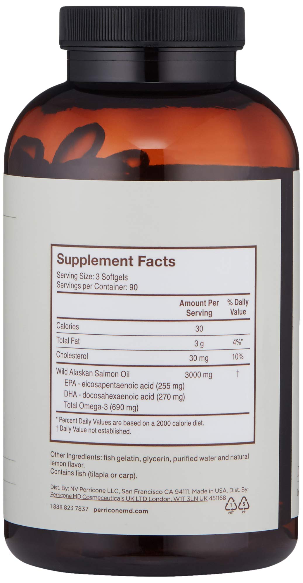 Perricone MD Nutriceuticals Omega-3 270 Softgels