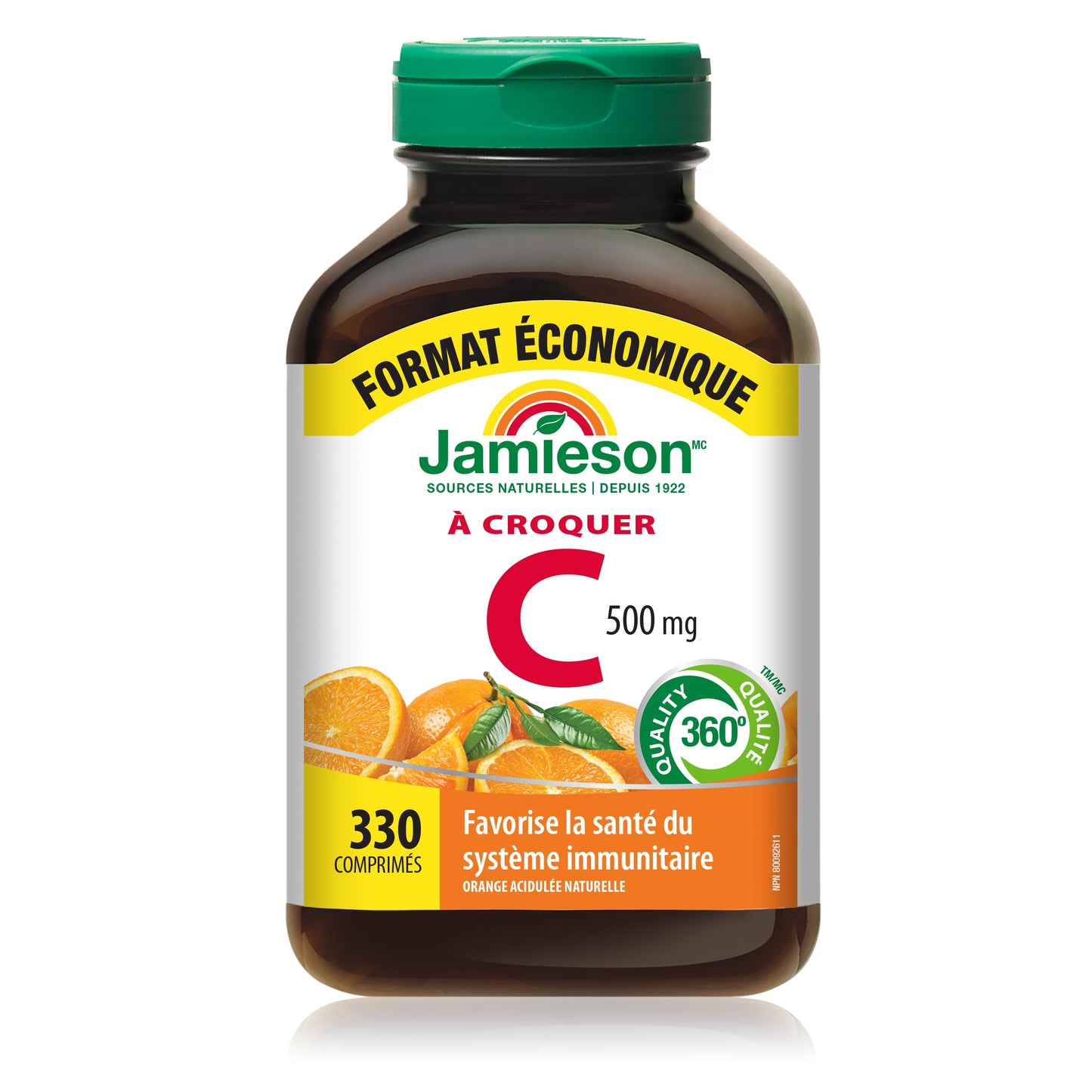 Jamieson Vitamin-C 500mg Tablet, 330 Count