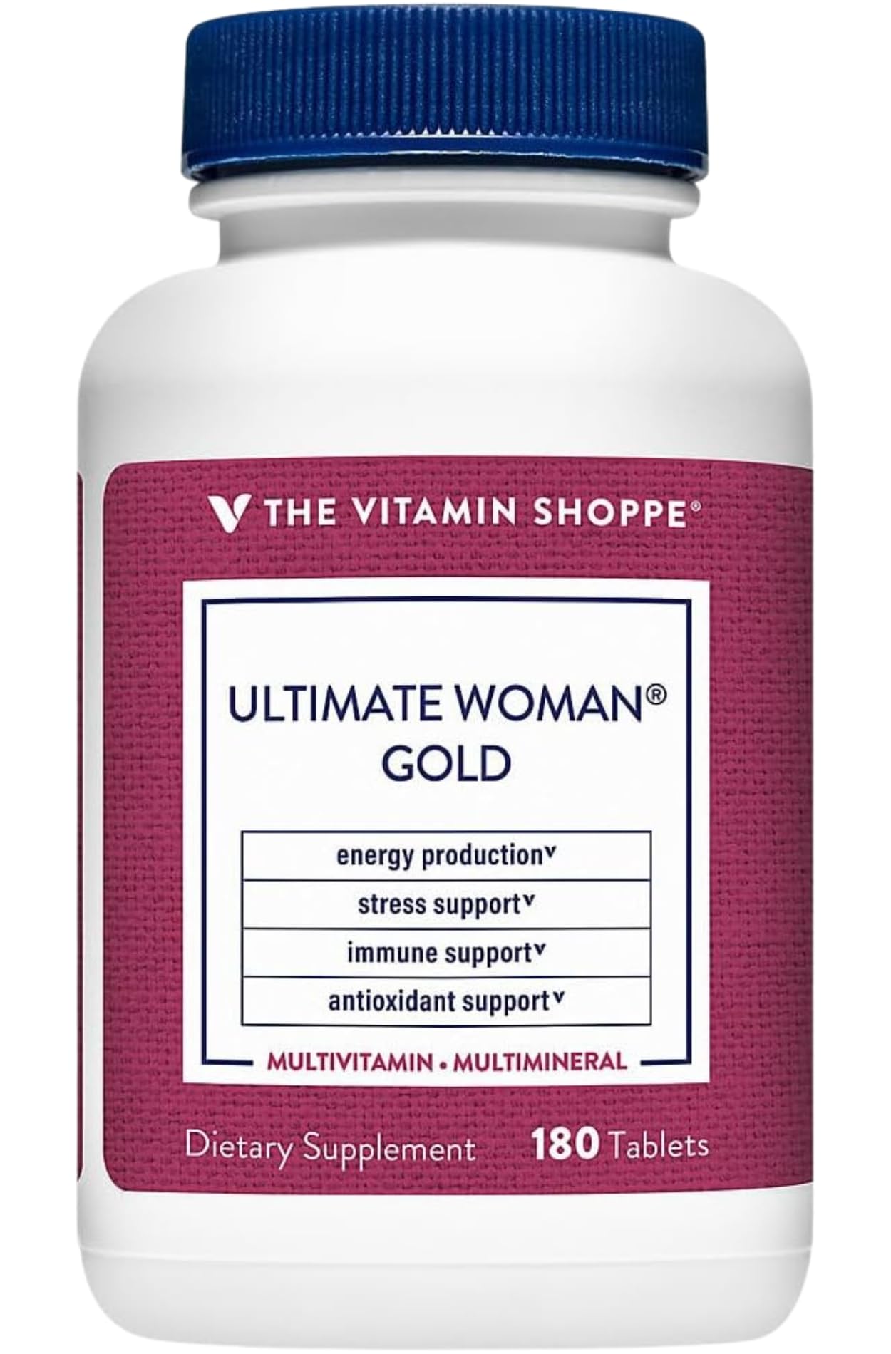 The Vitamin Shoppe Ultimate Woman's Gold Multivitamin, 180 Tablets