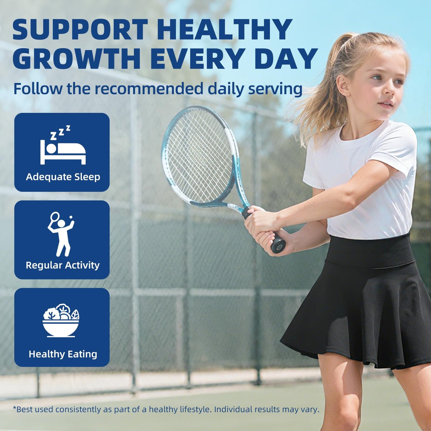 Mkule Height Growth Supplement for Ages 6–24 120 Capsules