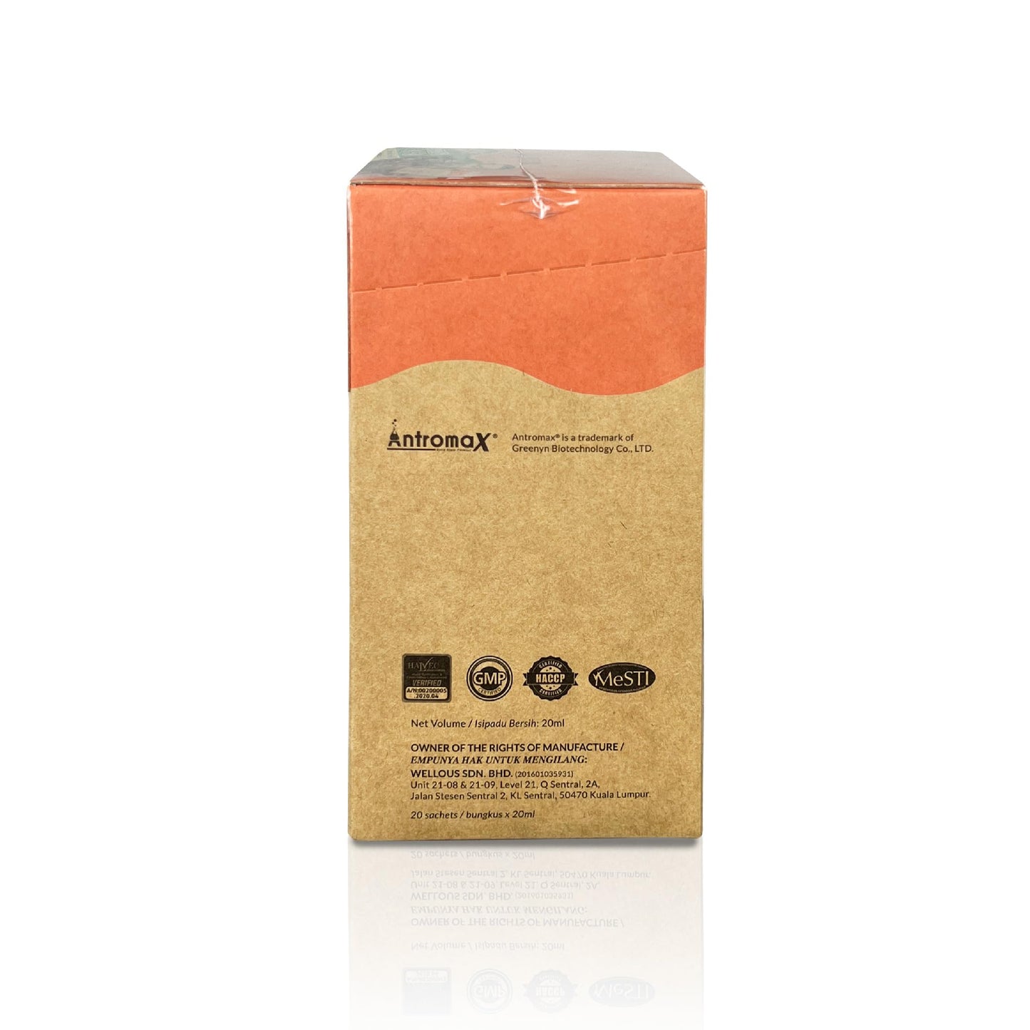 WELLOUS Tigrox Livetal Antrodia Cinnamomea Botanical Beverage Powder, 1 oz