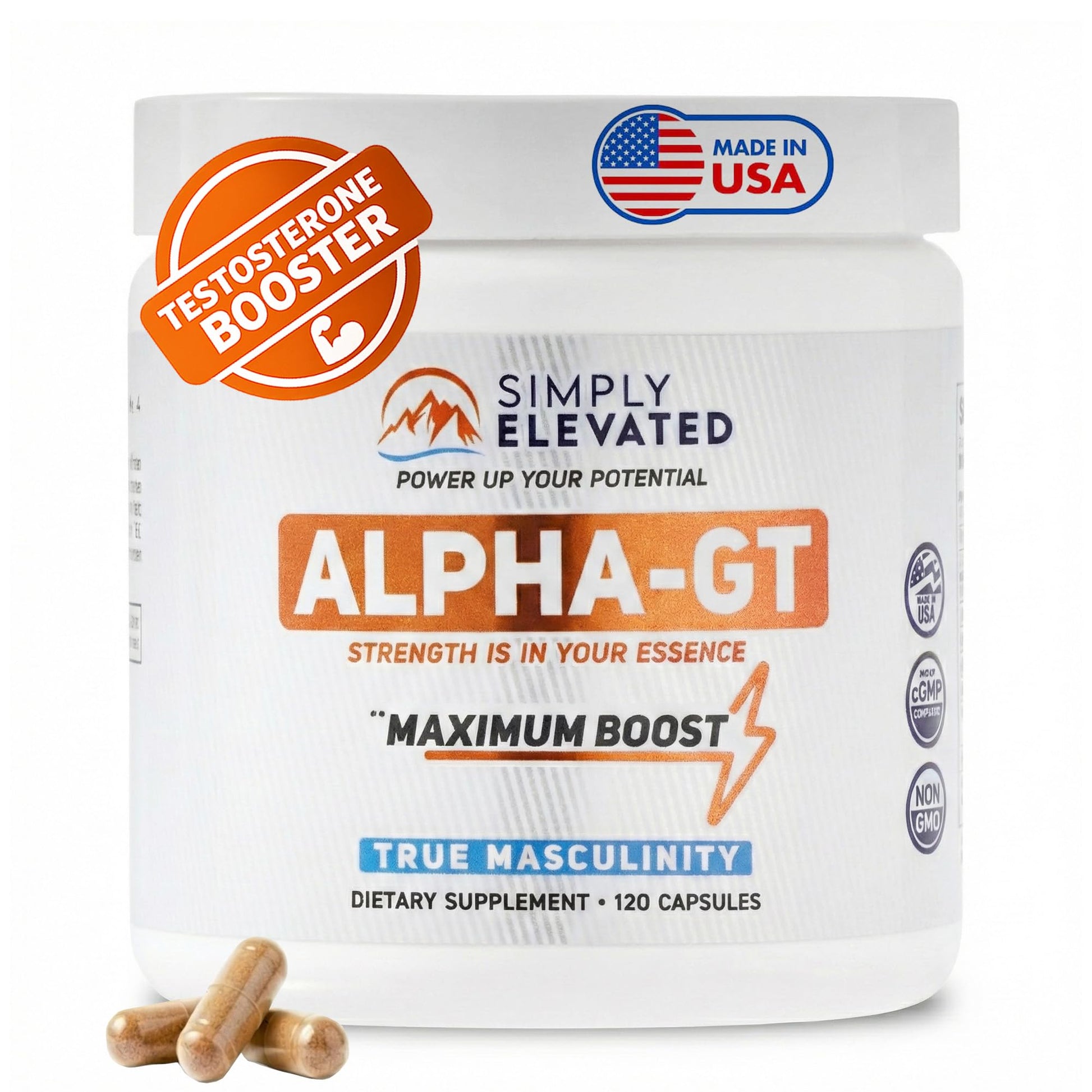 Simply Elevated Alpha-GT Capsule, 120 Count