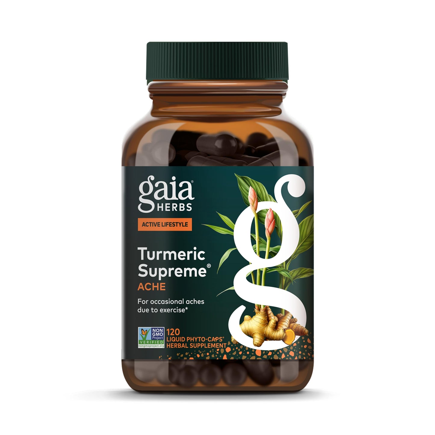 Gaia Herbs Turmeric Supreme Ache Capsules 120 Count