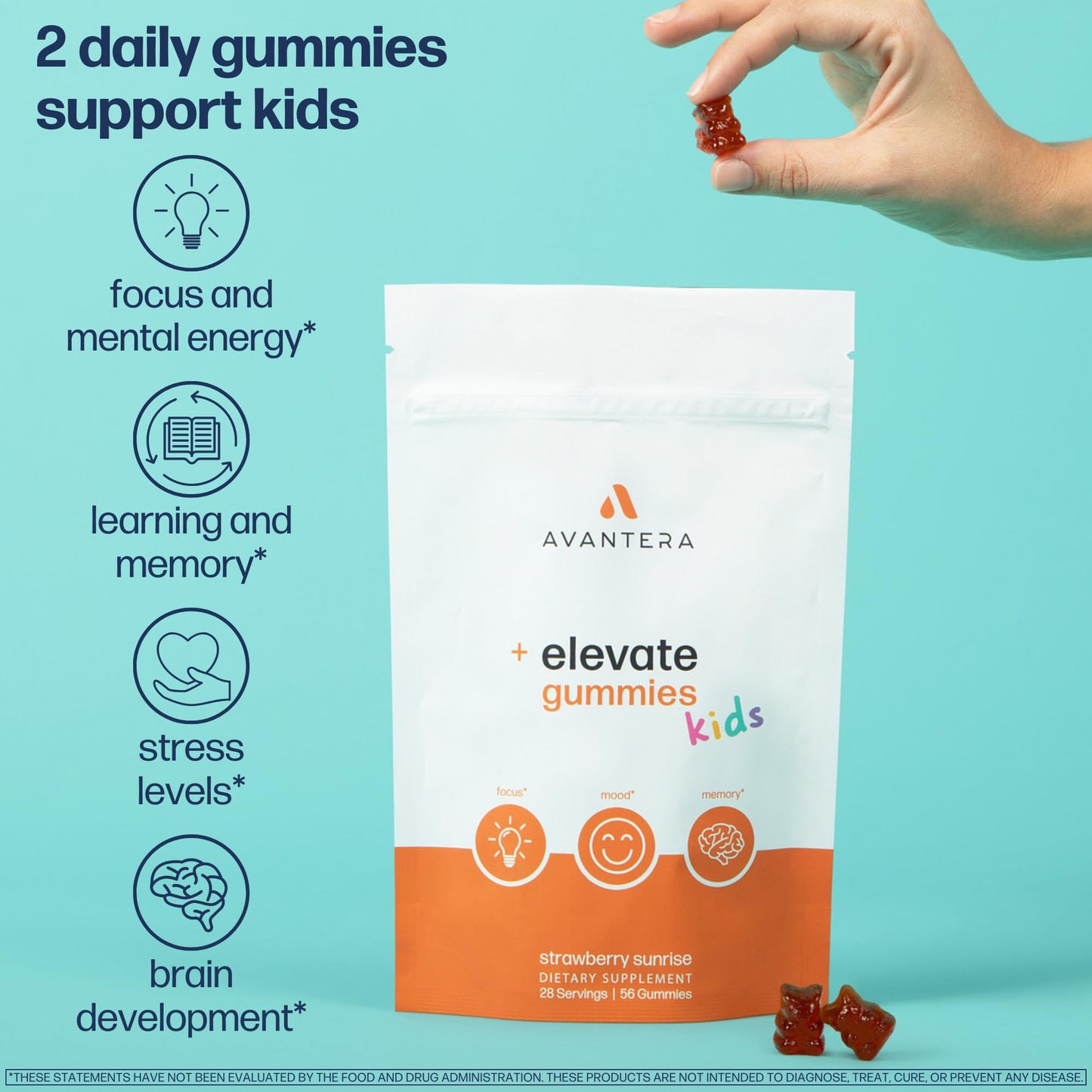 Avantera Elevate Kids Gummies 56 Count