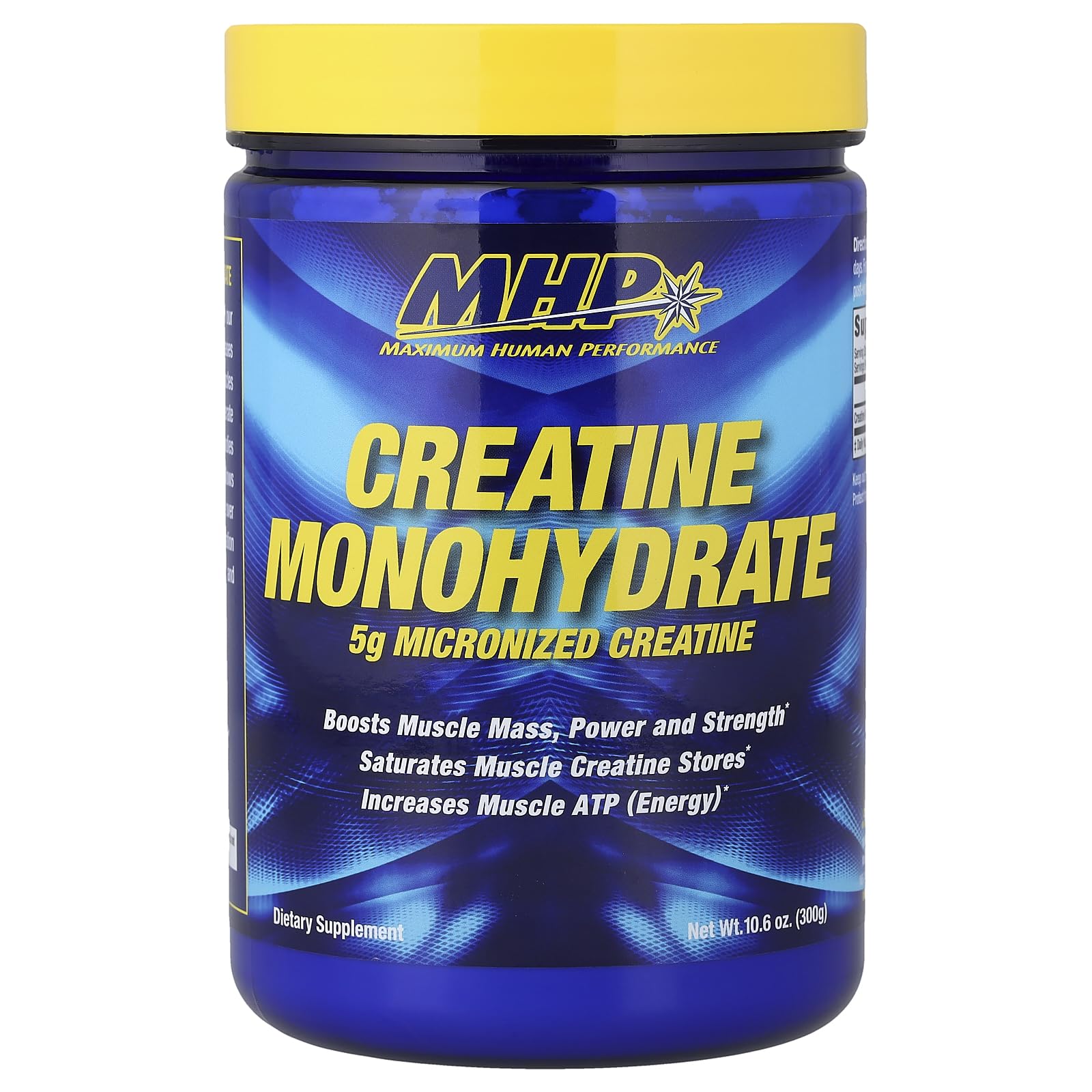 Maximum Human Performance MHP Micronized Creatine Monohydrate Powder 300 g