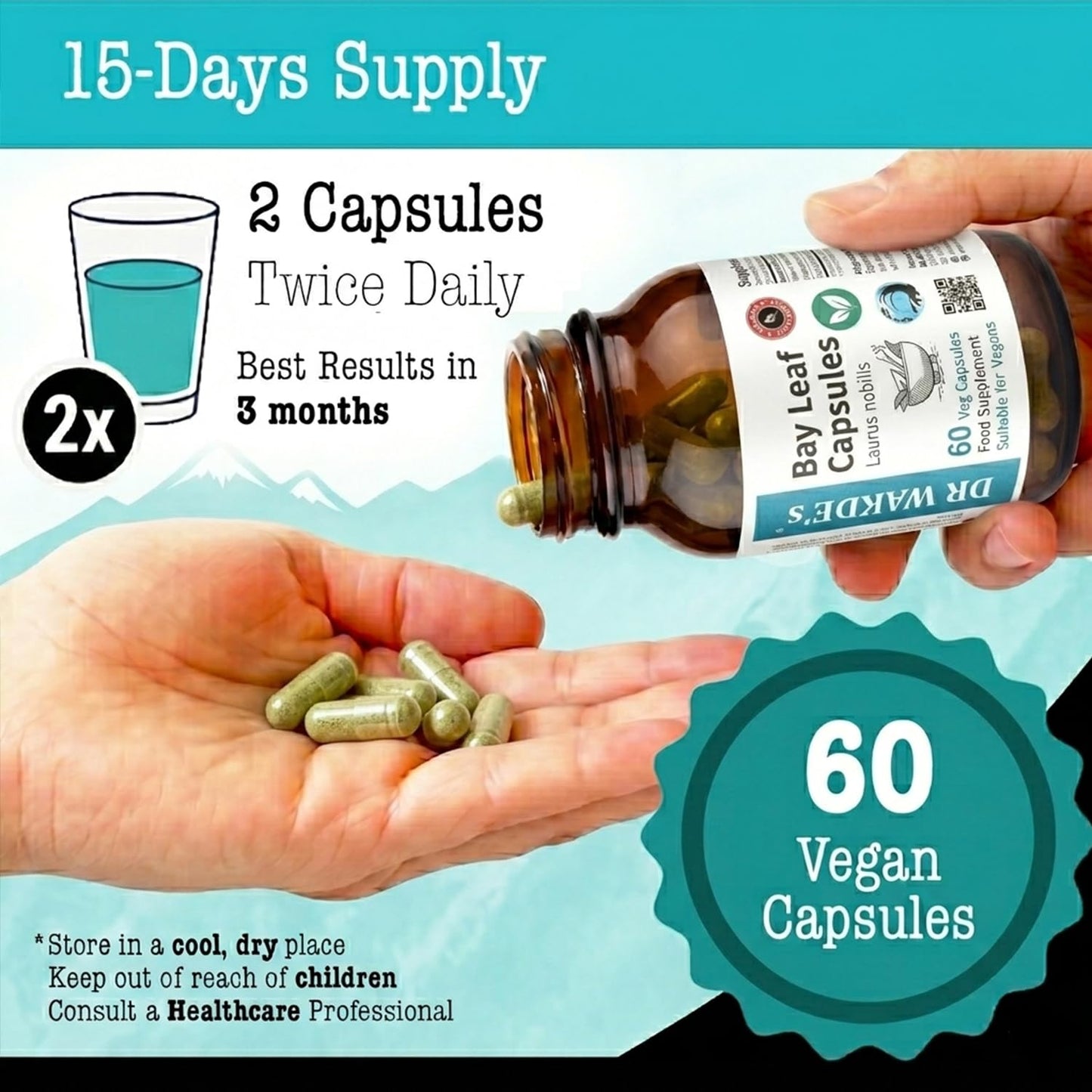 DR WAKDE's Bay Leaf Capsules 1 Count