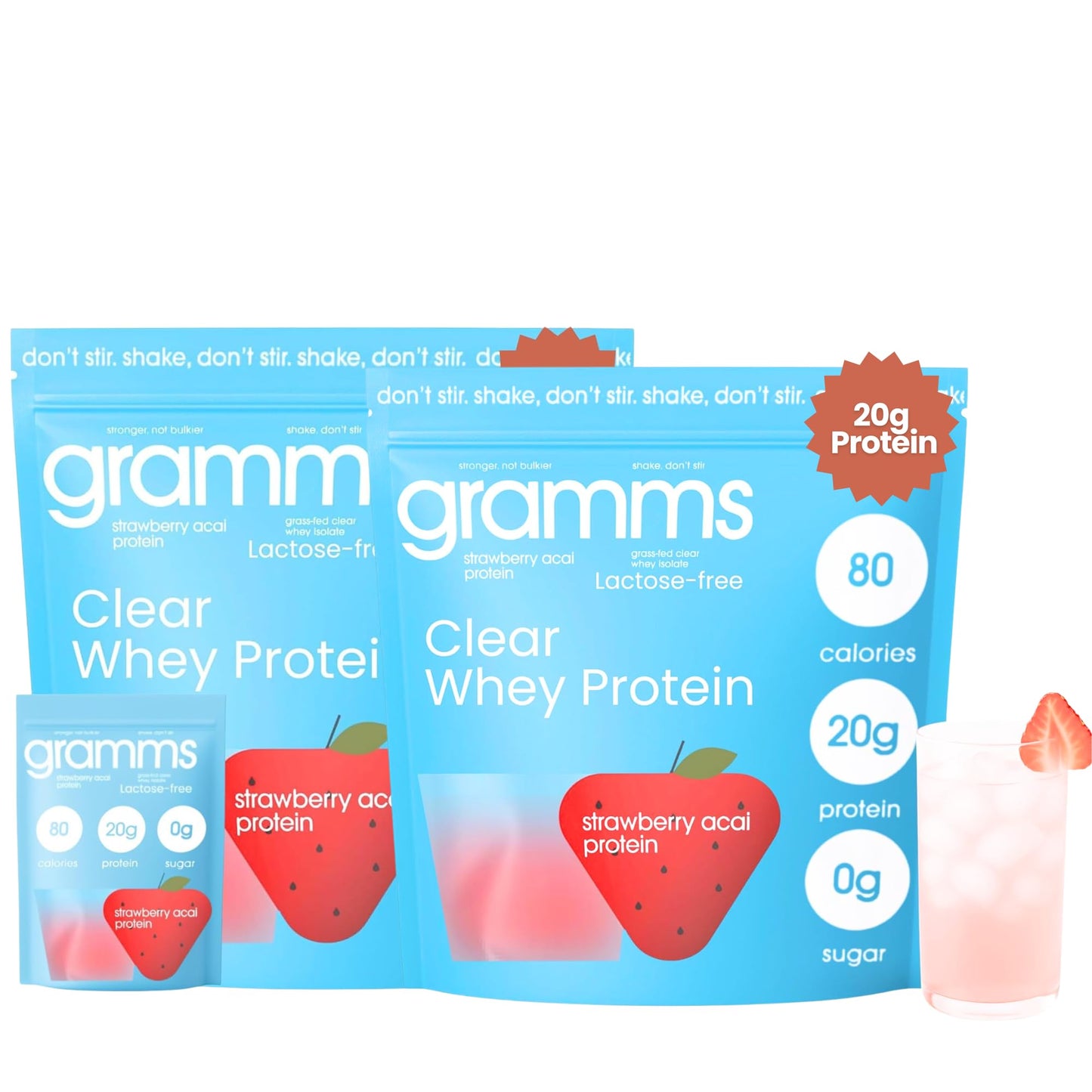 GRAMMS Clear Protein Powder, 249