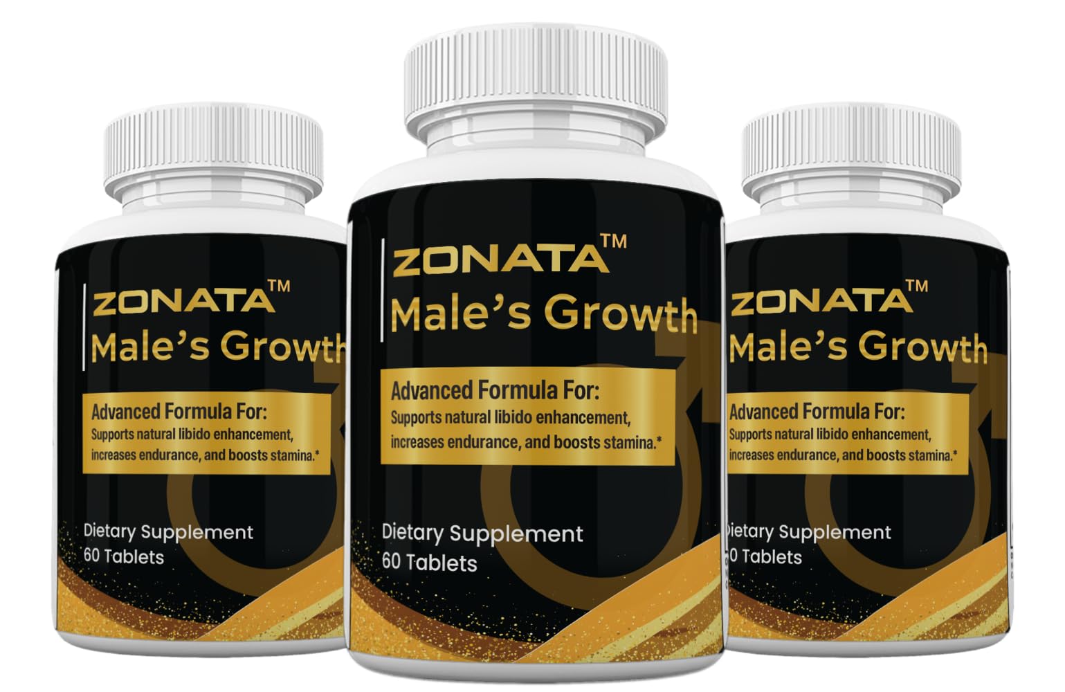 Zonata Male's Growth Dietary Supplements for Men 180 Tablets