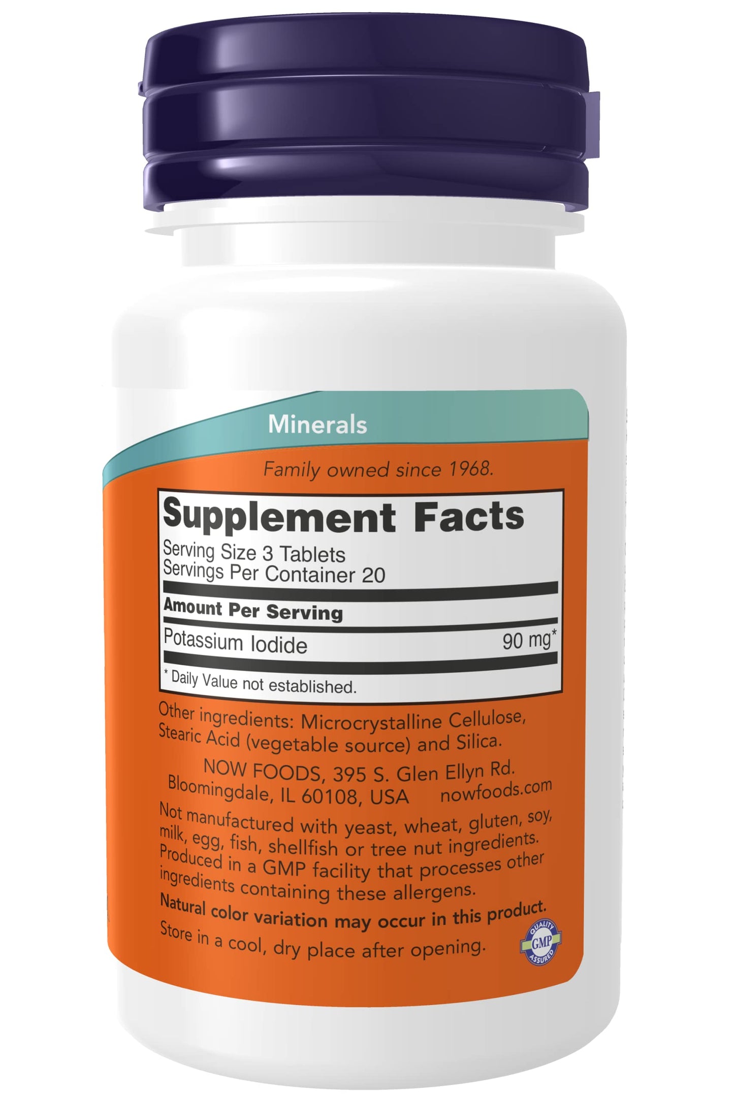 NOW Foods Potassium Iodide 60 Capsules