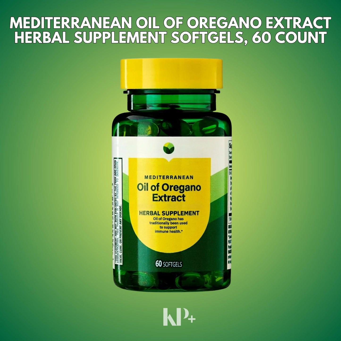 KP+ Oil of Oregano Extract Softgels 120