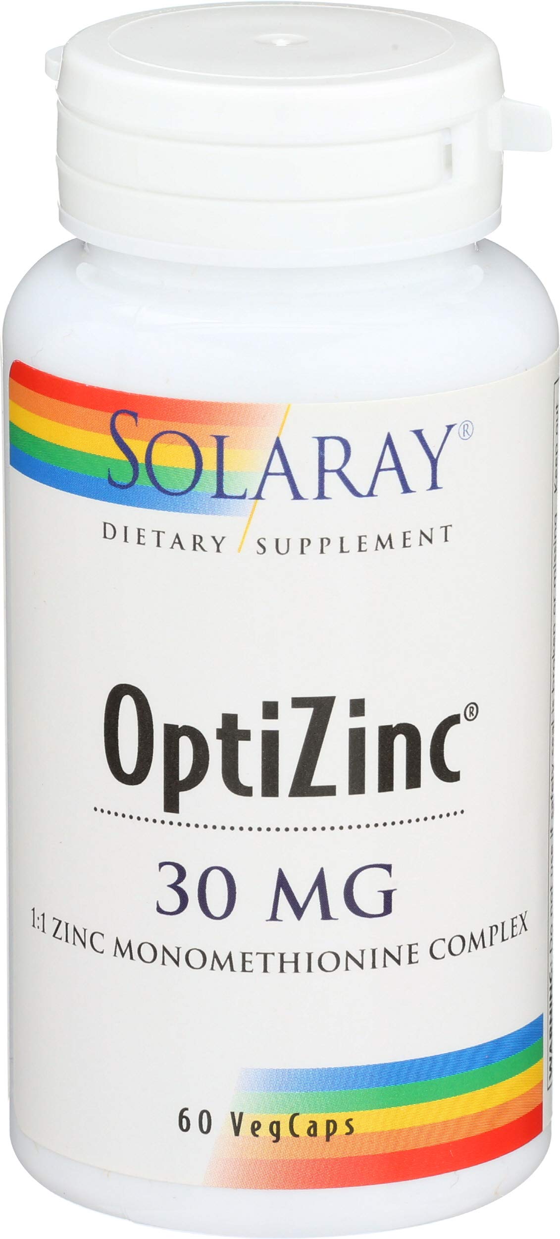 Solaray OptiZinc 30mg Capsule, 1 Count