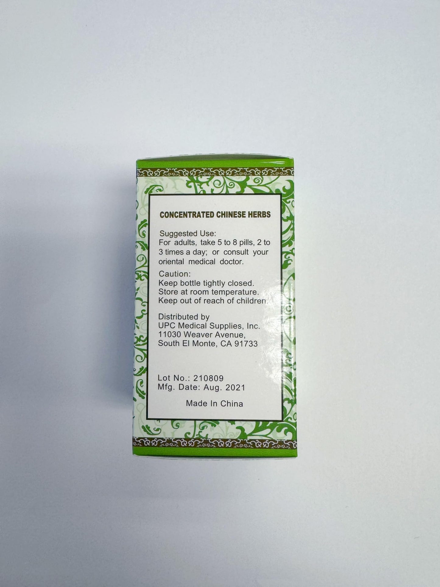 Millennia Herbal Supplement Jiang Zhi Jian Fei Wan Capsule 200