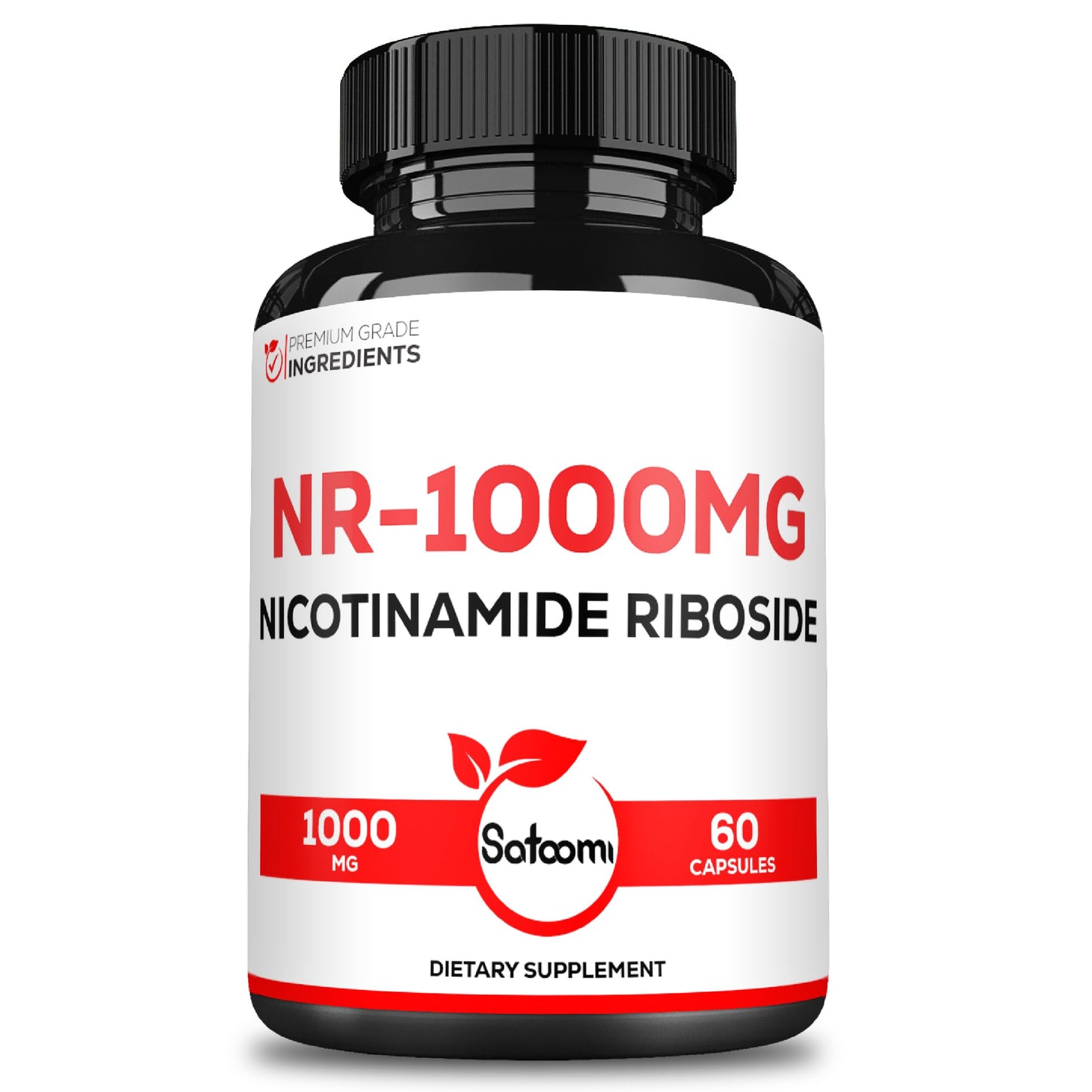 Satoomi NAD Nicotinamide Riboside NR 1000mg Capsule, 60 Count