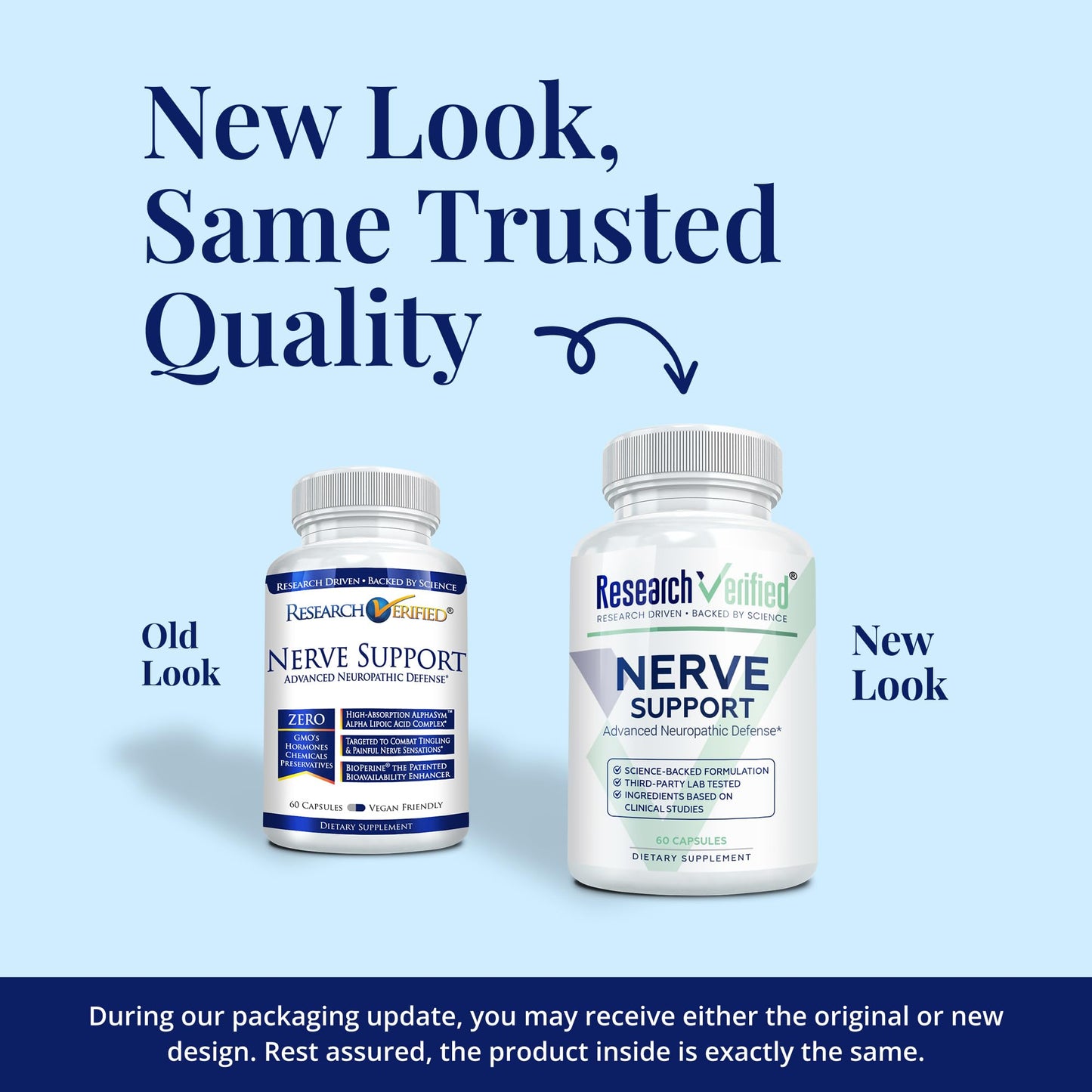 Research Verified Nerve Supplement Capsules 60