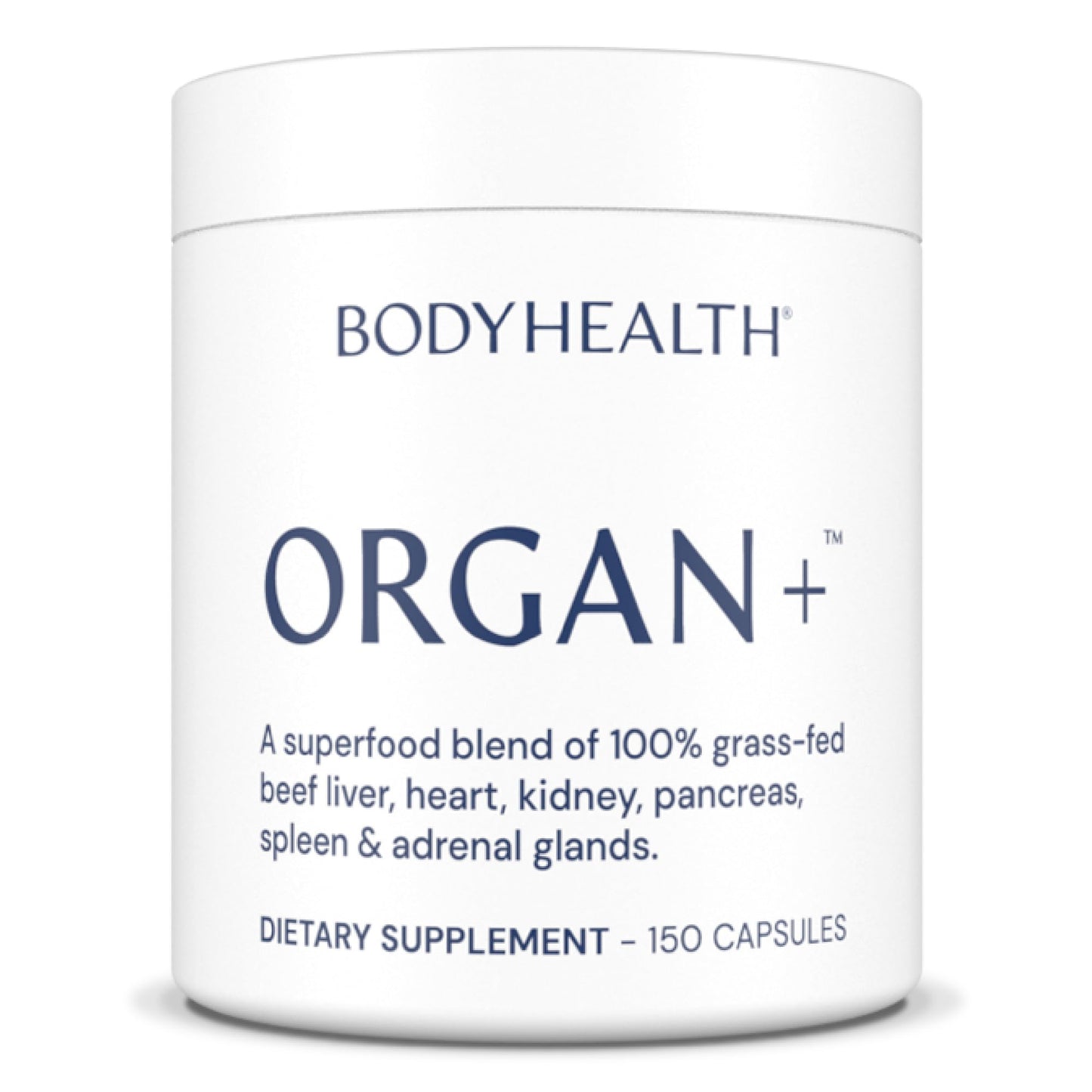 BodyHealth Organ+ Grass-Fed Glandular Organ Complex 150 Capsules