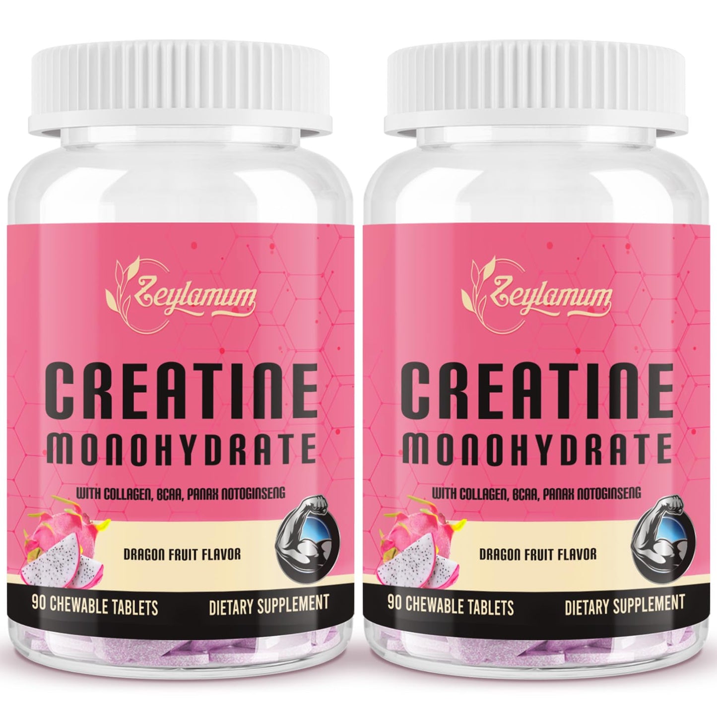 Zeylamum Creatine for Women Chewable 180 Count