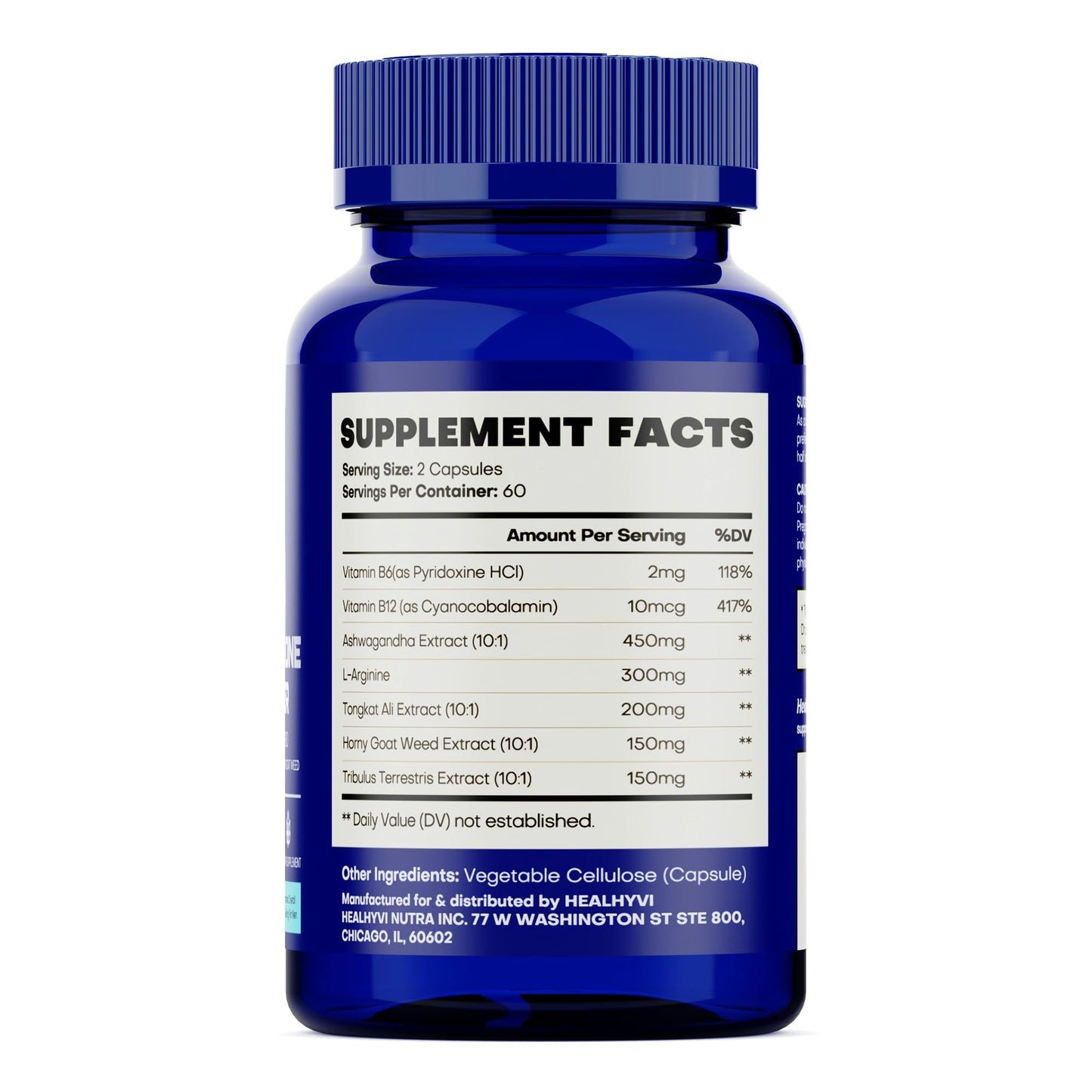 HealthyVi Testosterone Booster for Men Capsule, 56 Capsules
