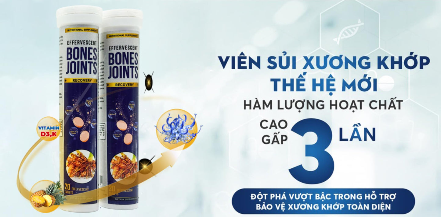 Generic Bones Joints Effervescent Tablets 40 Tablets