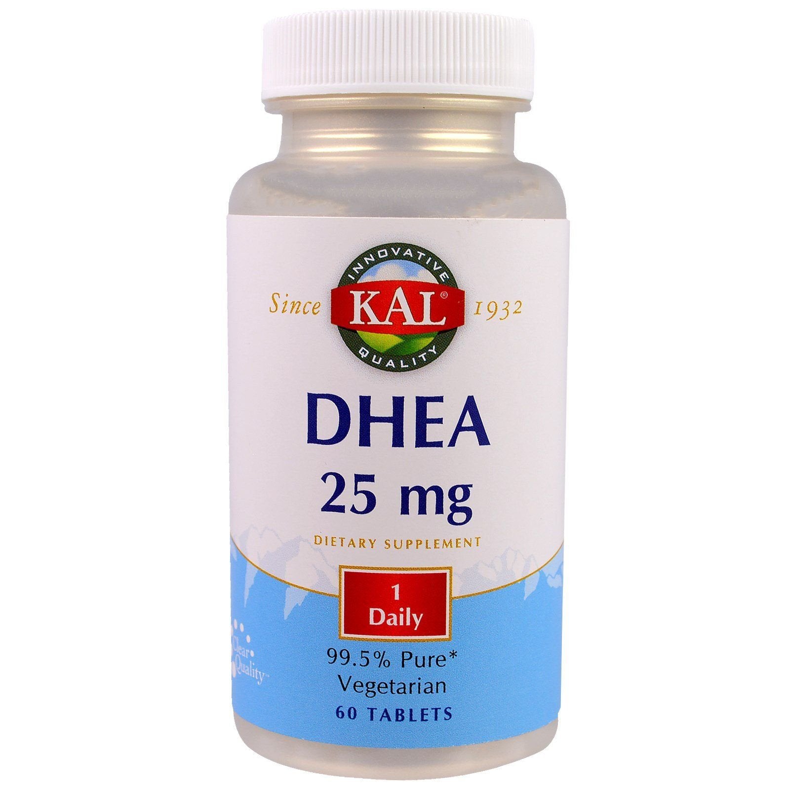 KAL DHEA 25 mg Tablets, 60 Count