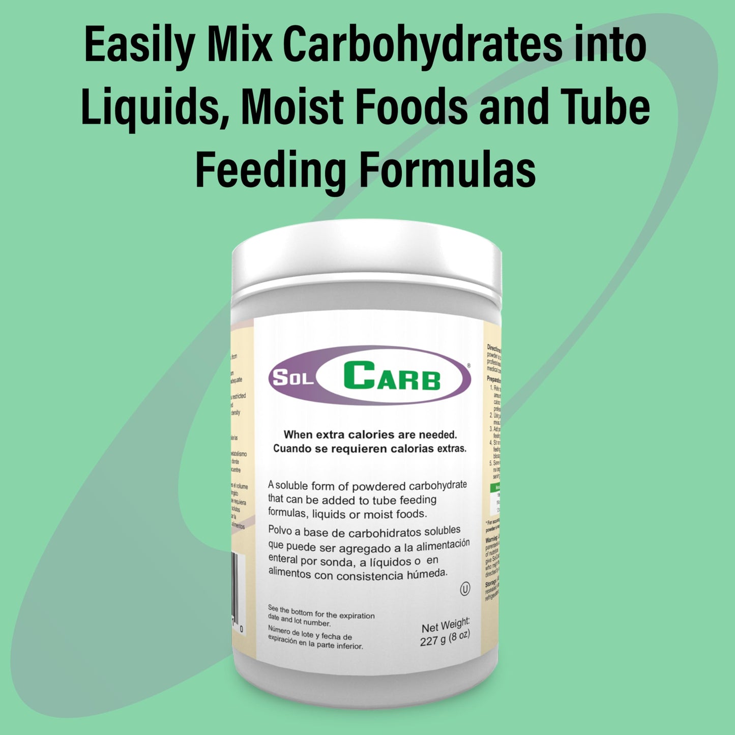 Medica Nutrition SolCarb Unflavored Carbohydrate Powder Supplement, 96 Count
