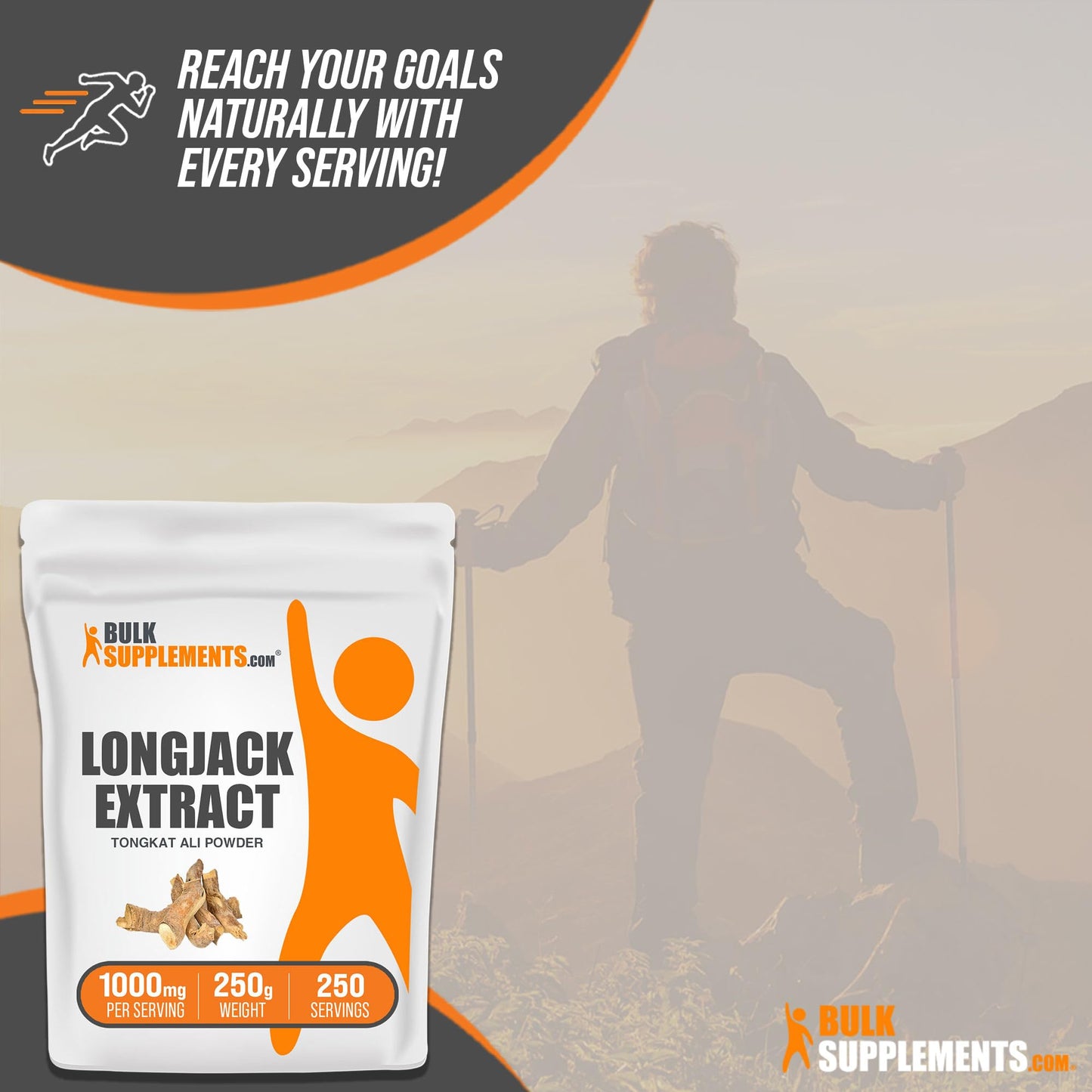 BulkSupplements Longjack Extract Powder - Tongkat Ali Extract, 8.75 oz