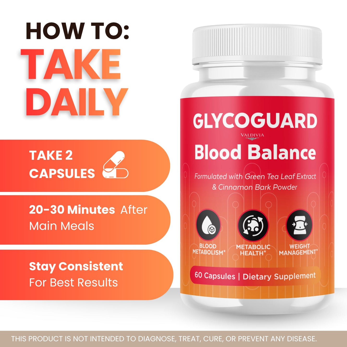 Valdivia Glycoguard Red Capsules, 180 Capsules