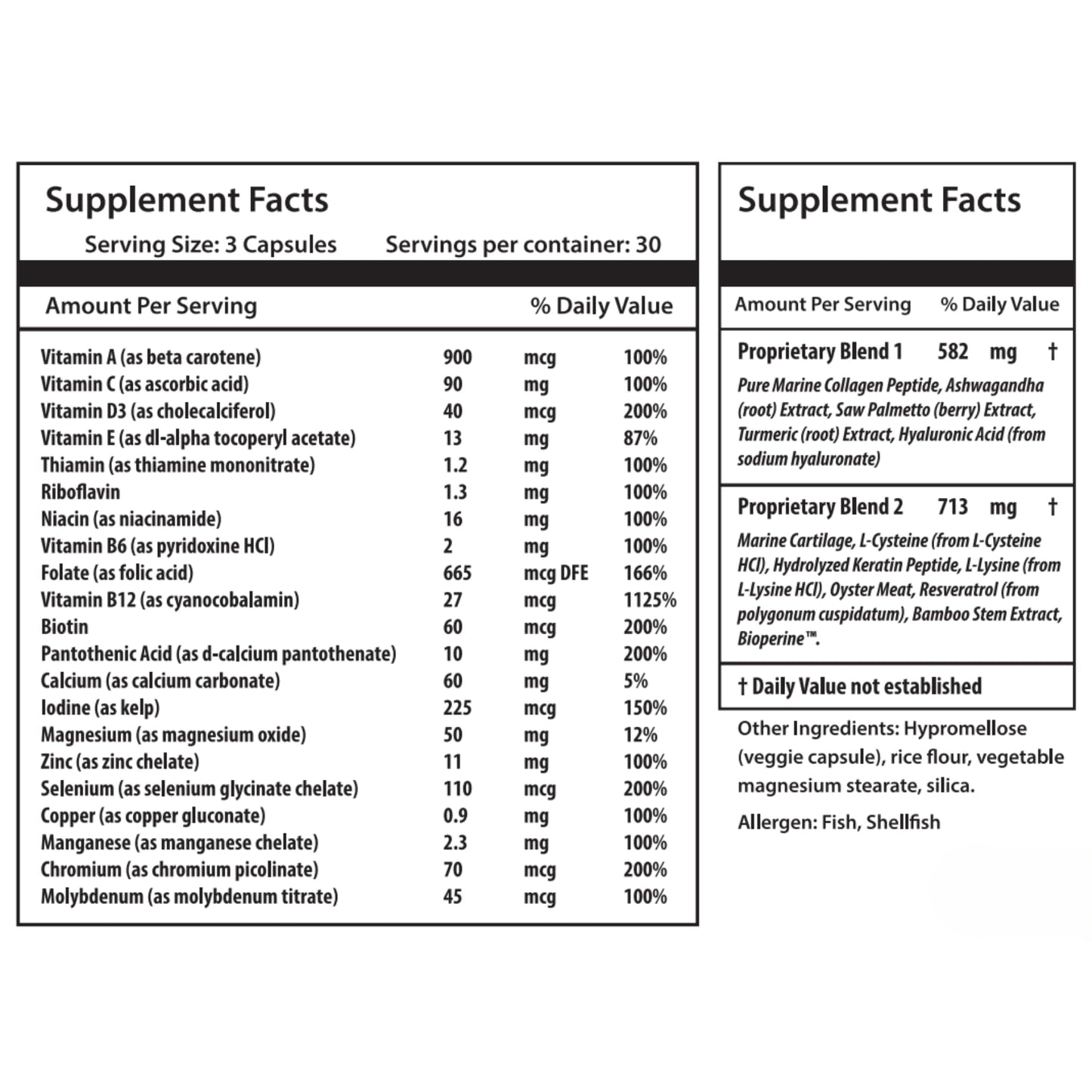 ULULIFE Complete Multivitamin for Men & Women Capsules 2 Count