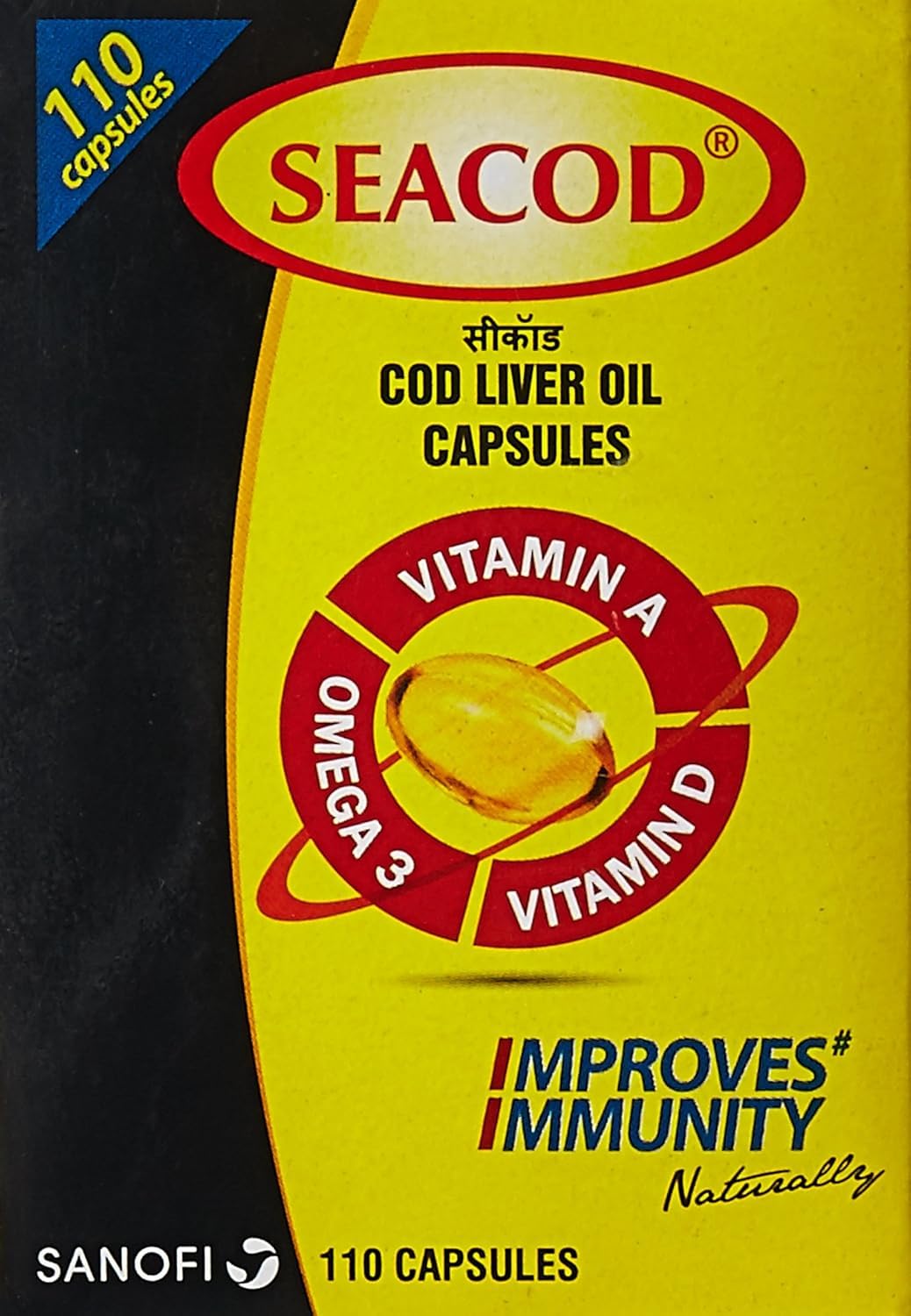 Kalyani Merck SevenSeas Original Cod Liver Oil Capsules 1 Count