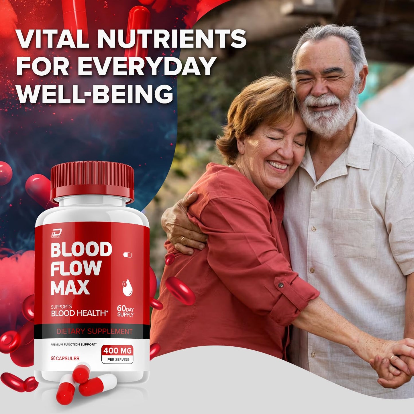 Indelo Blood Flow Max Capsule, 300 Capsules