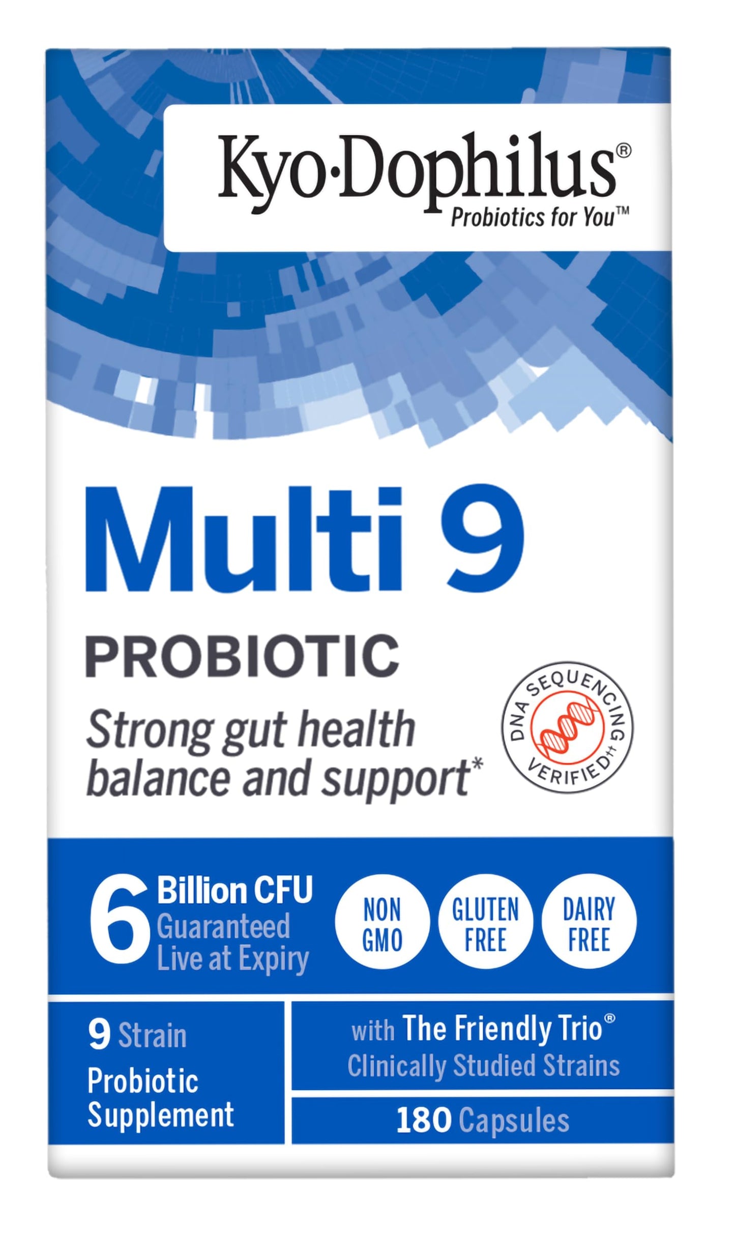 Kyolic Kyo-Dophilus Multi 9 Probiotic 180 Capsules