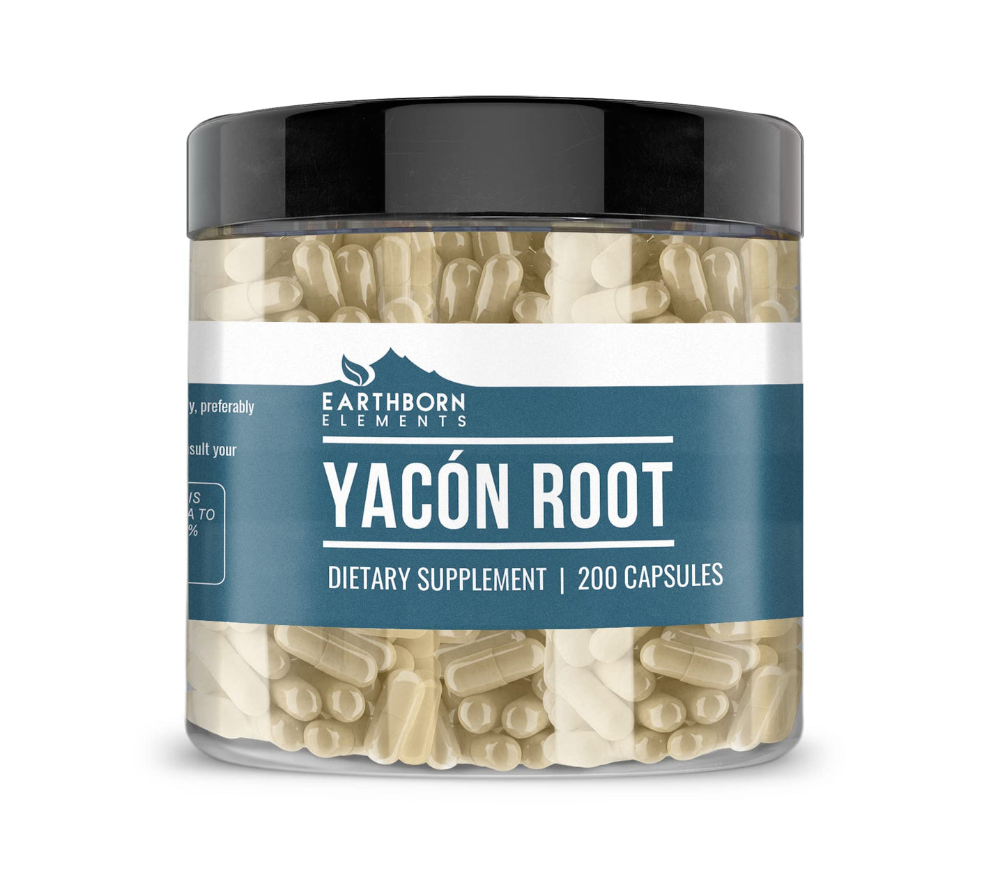 Earthborn Elements Psyllium Husk and Yacon Root Bundle, 200 Capsules