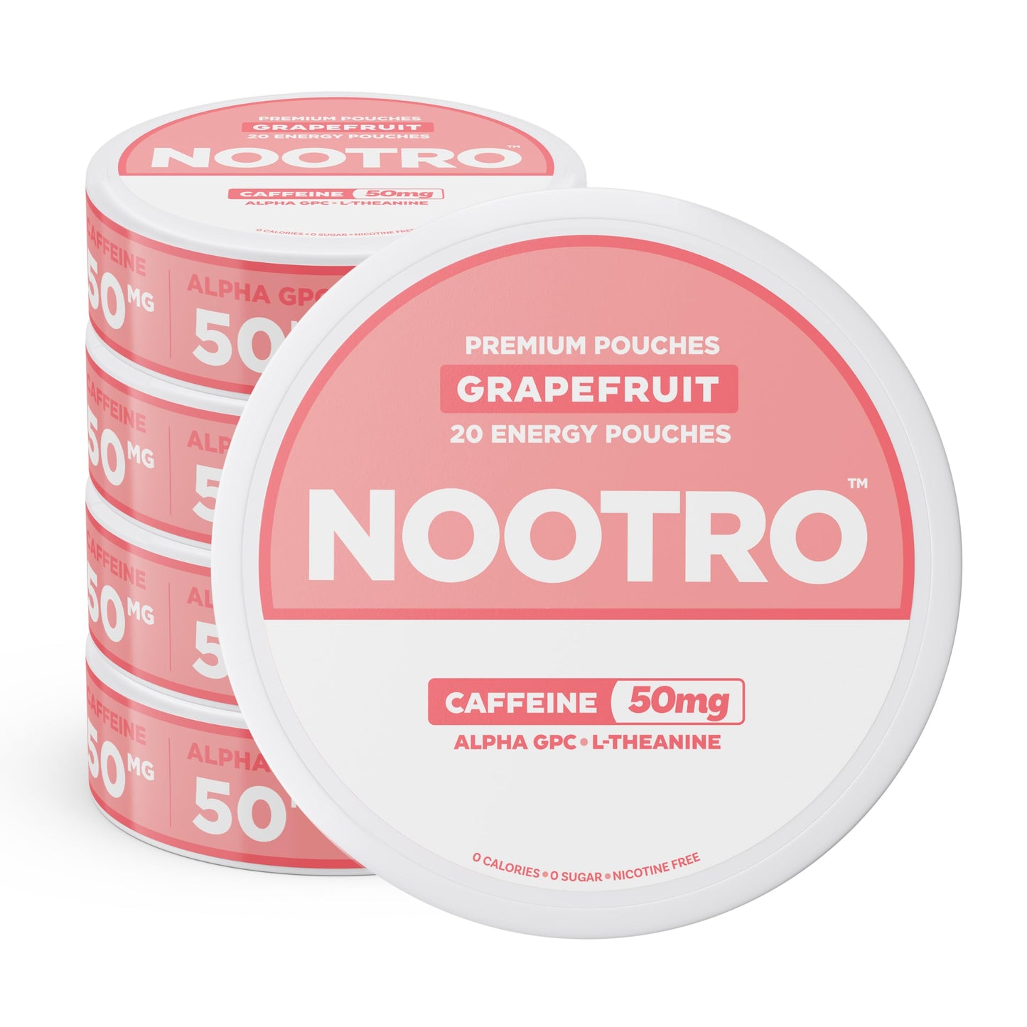 Nootro Caffeine Nootropic Caplets 5 Pack