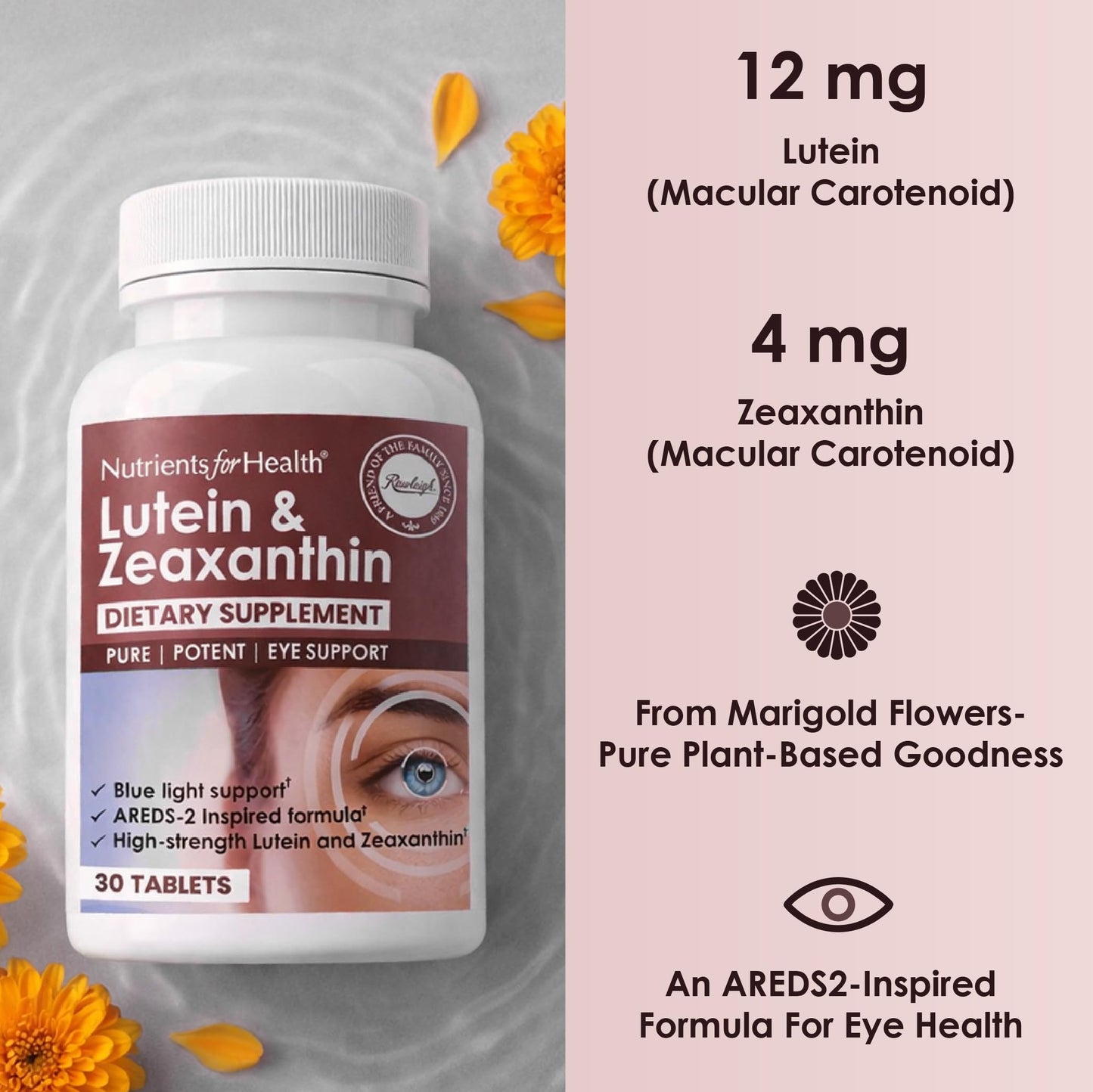 Rawleigh Lutein & Zeaxanthin 30 Vegan Tablets