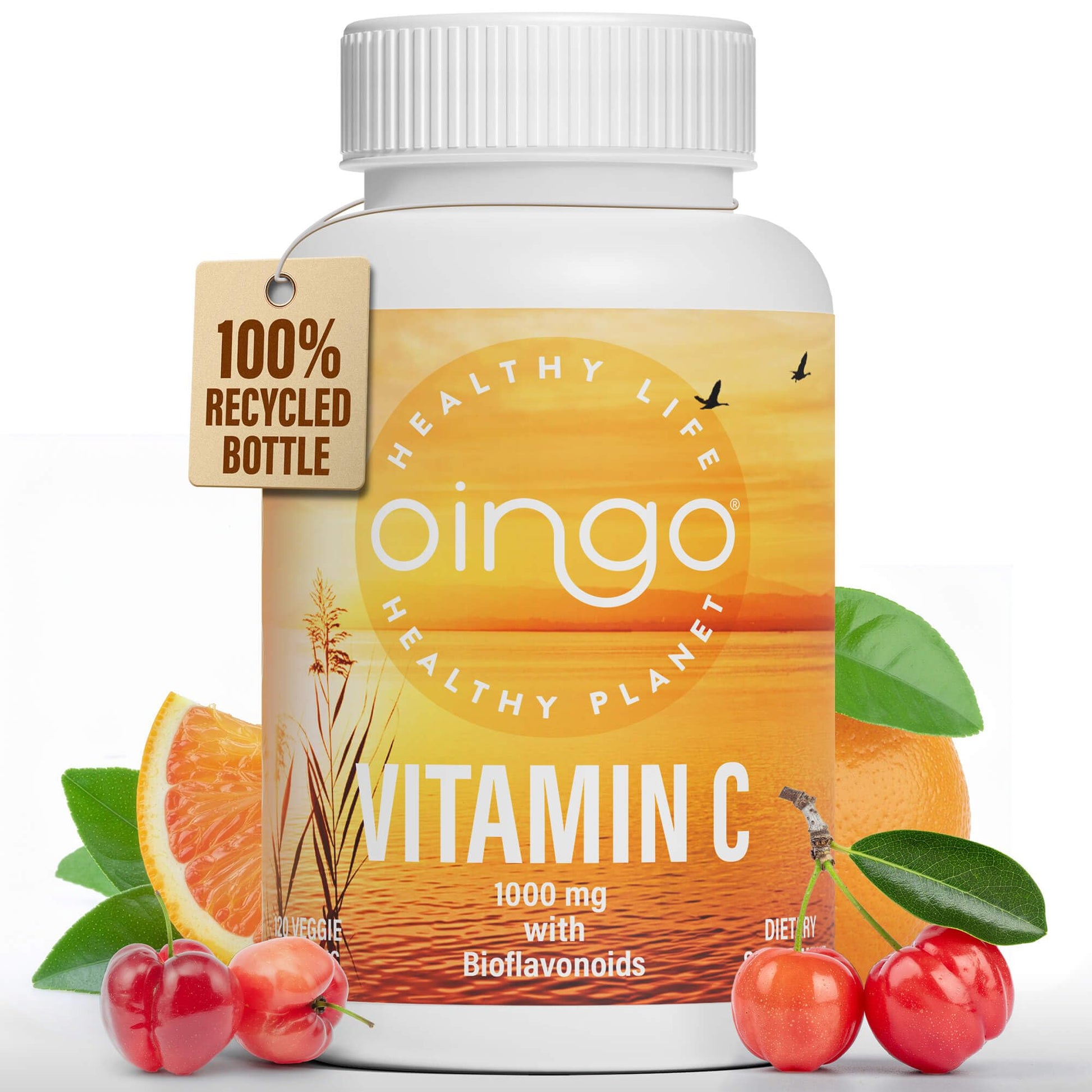 Oingo Vitamin C 1000mg Capsule, 120 Veggie Caps