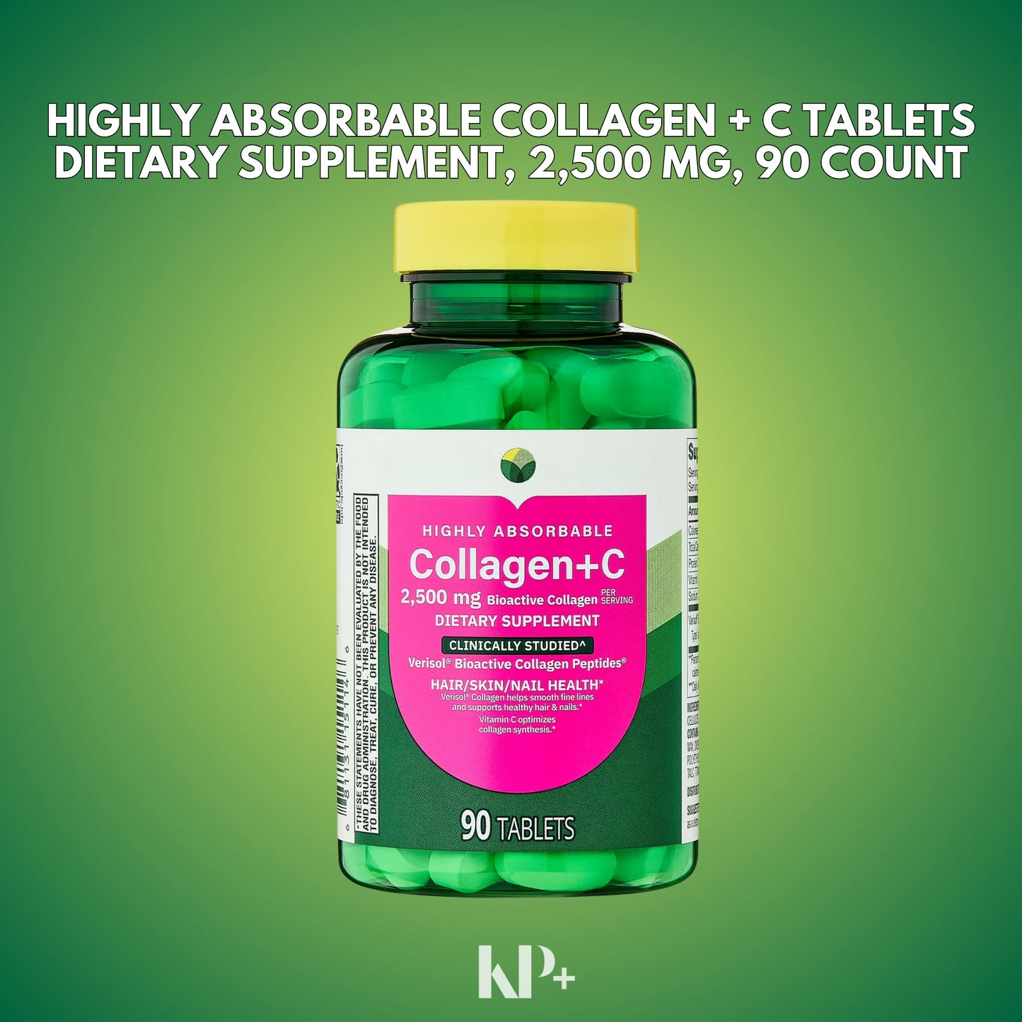KP+ Collagen + C 2500 mg 90 Tablets