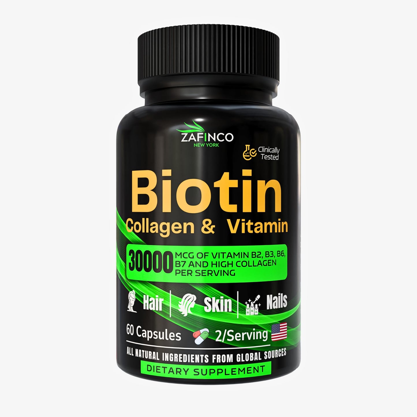 ZAFiNCO Biotin 60 Capsules
