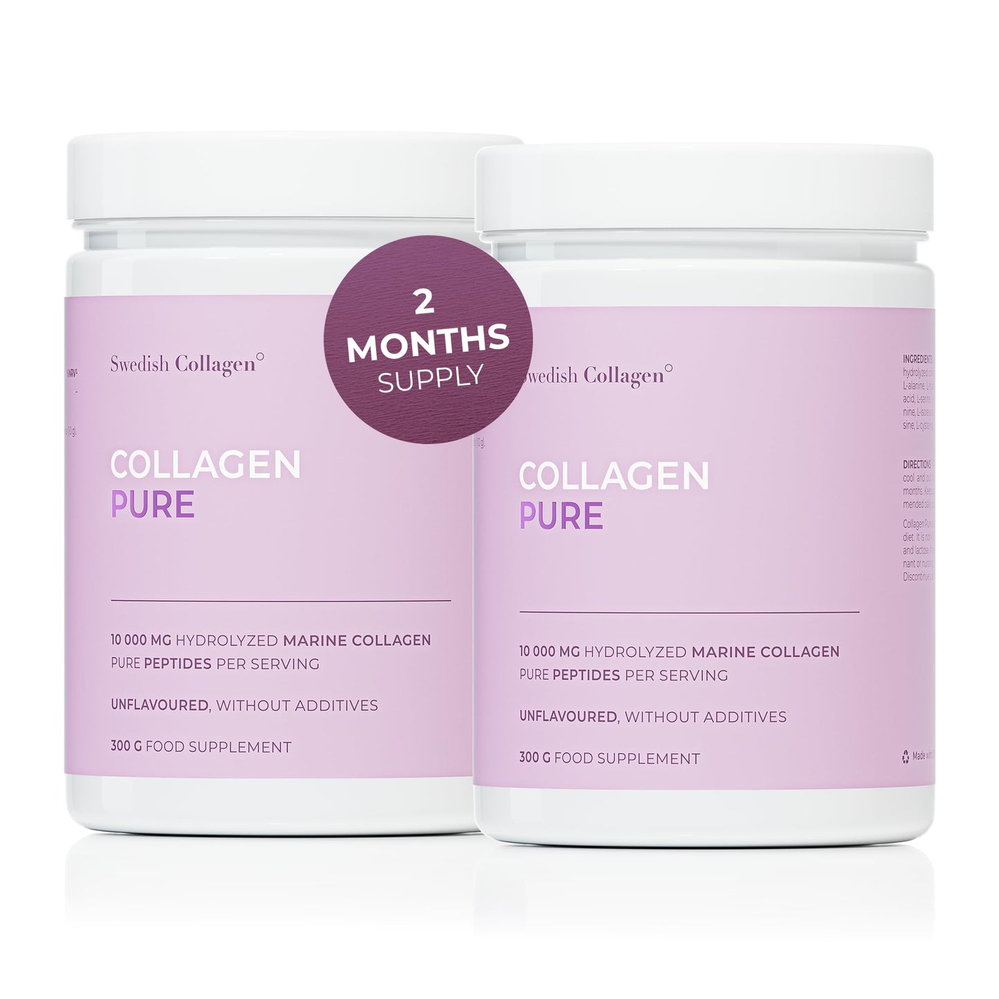 Swedish Collagen Marine Collagen Powder, Pack of 2