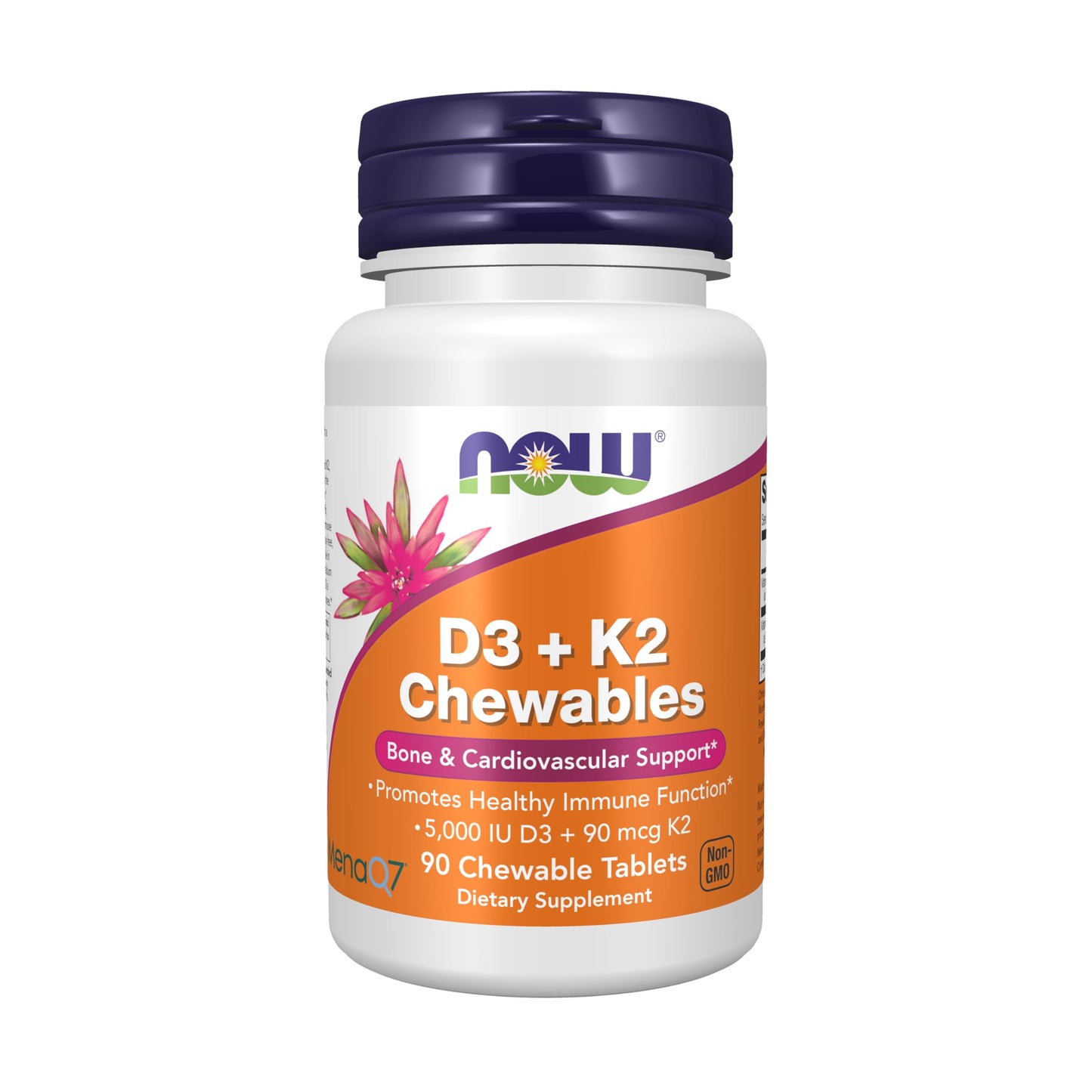 NOW Foods D3 K2 Chewables 90 Count