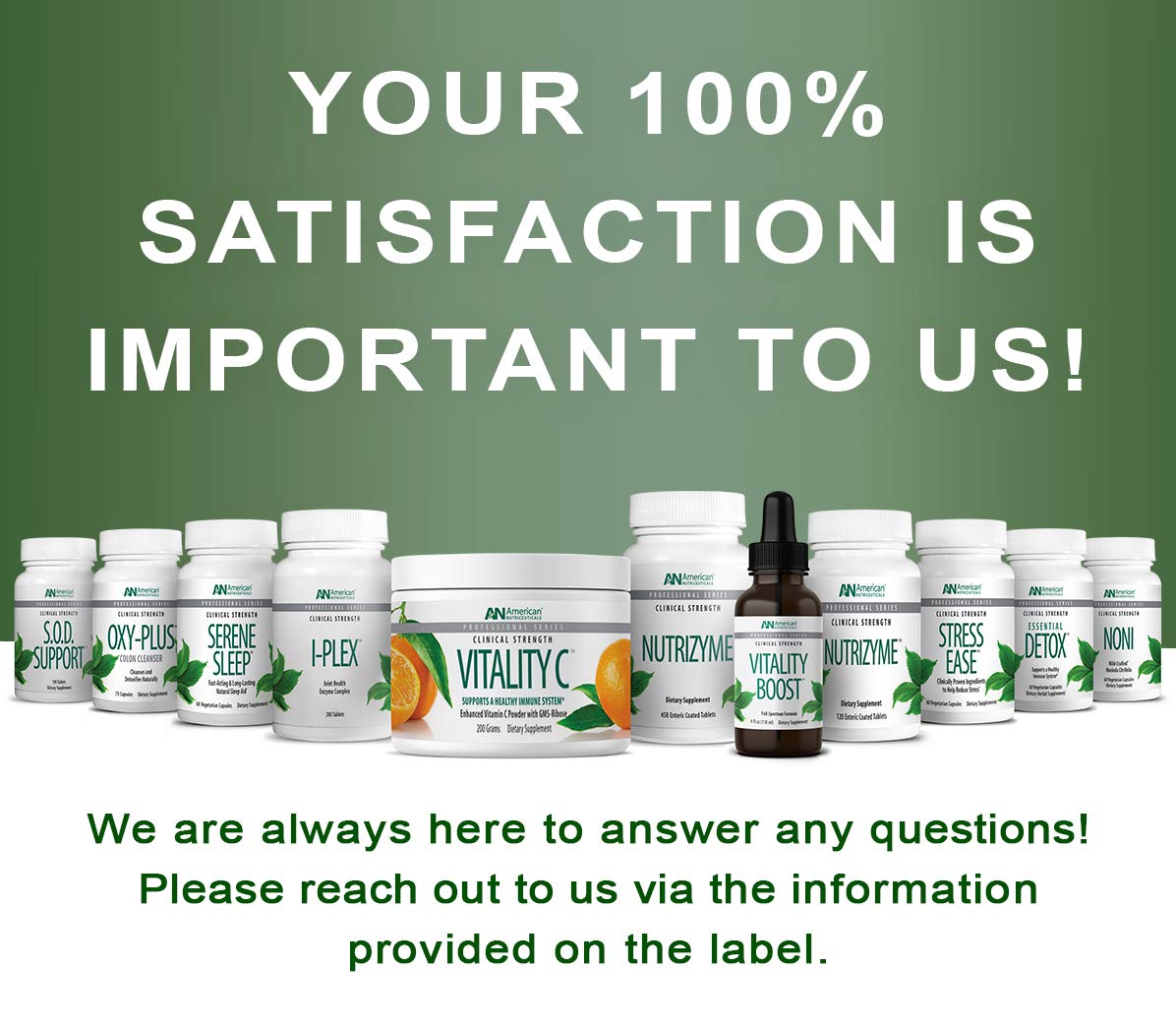 American Nutriceuticals S.O.D. Support Capsule 190 Count