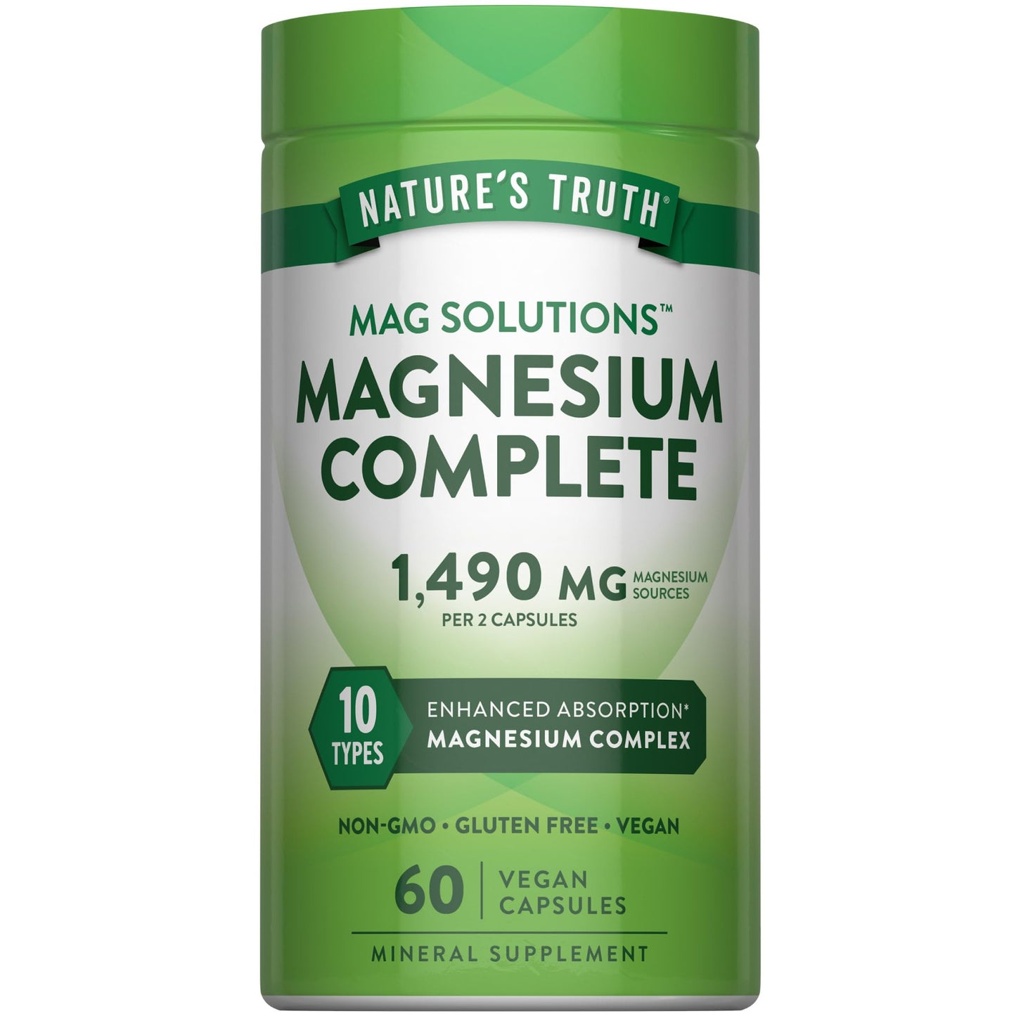 Nature's Truth Complete Magnesium Complex Capsules, 60 Count