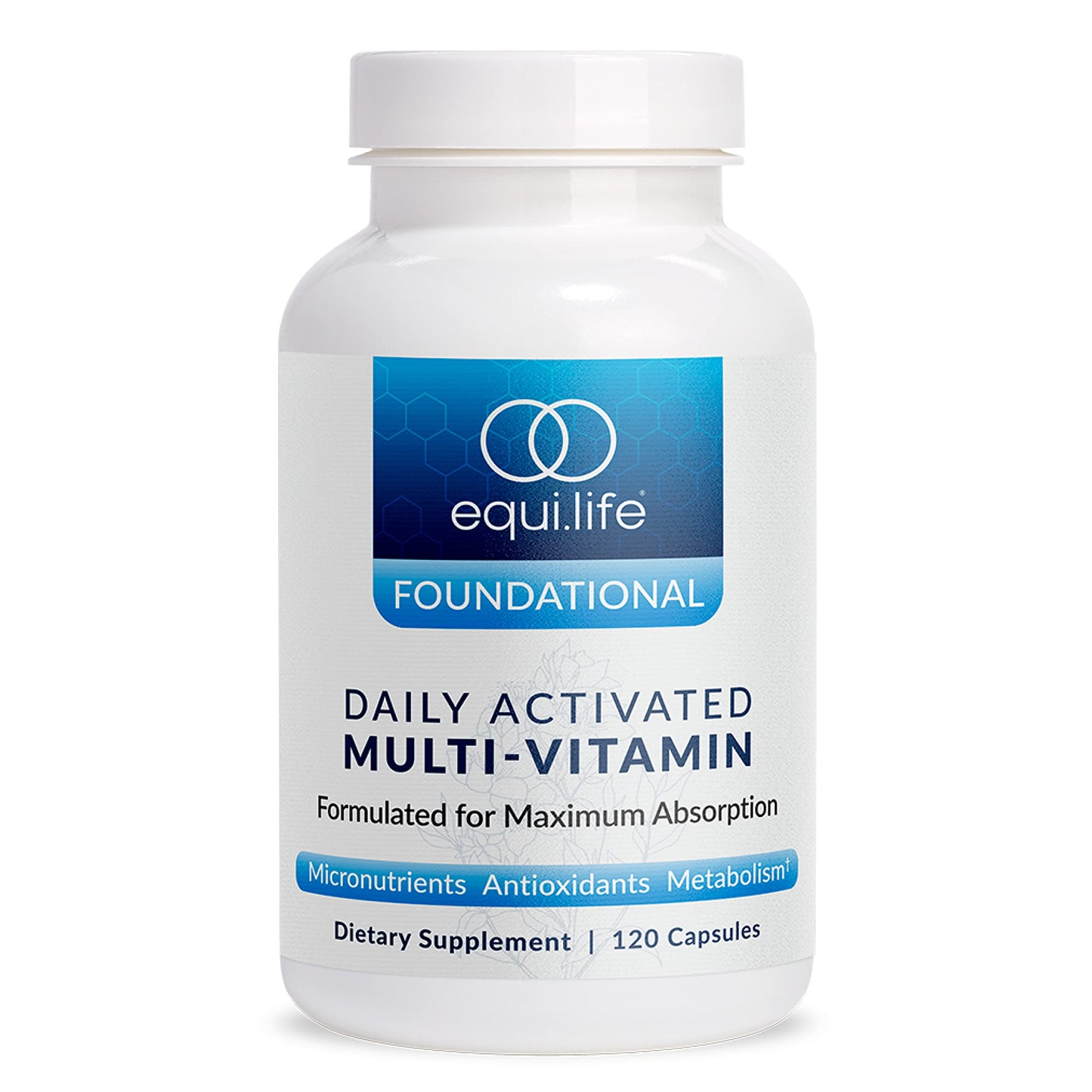 Equilife Daily Activated Multivitamin for Women & Men Capsules 120
