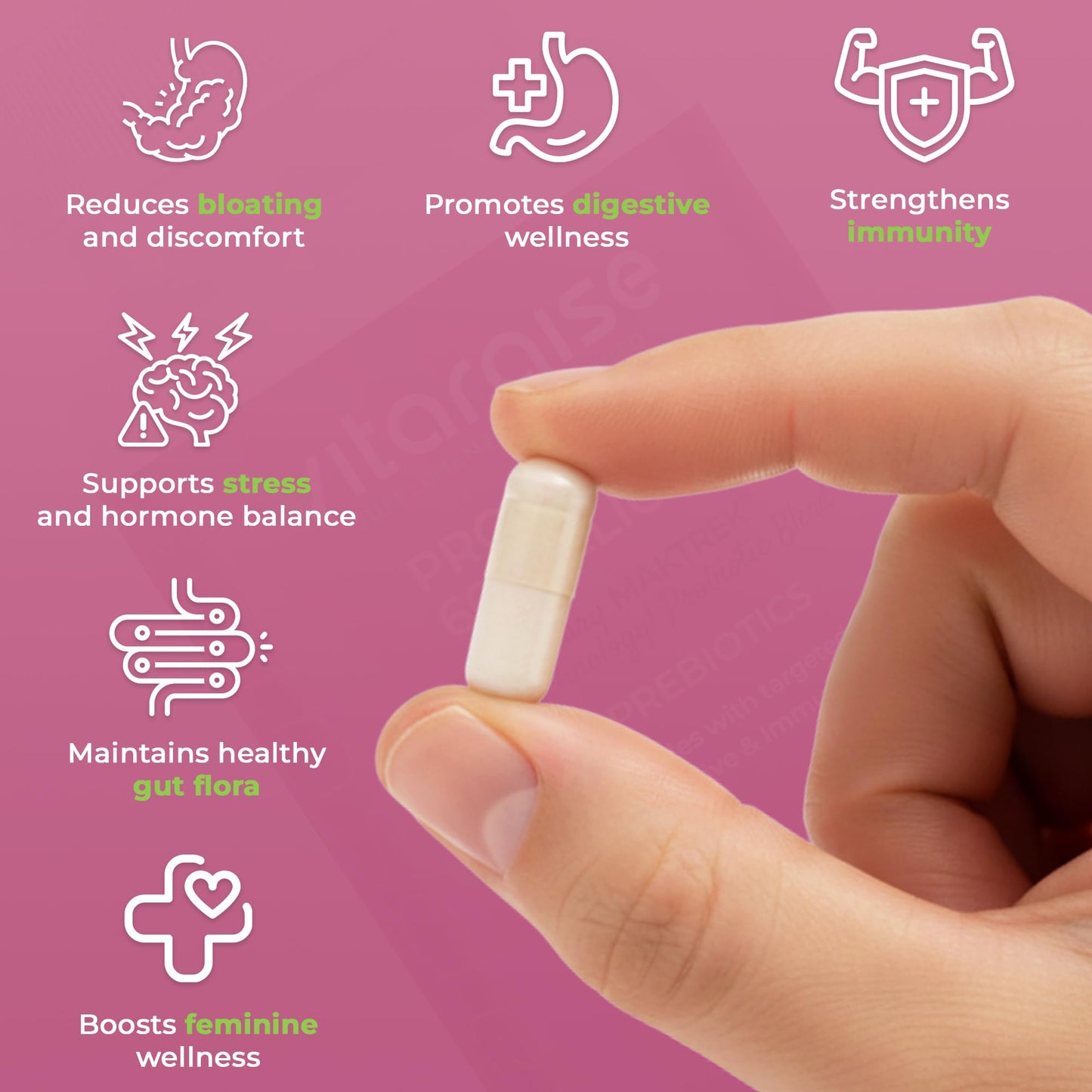 Vitaraise 60 Billion CFU Probiotic, 60 Capsules